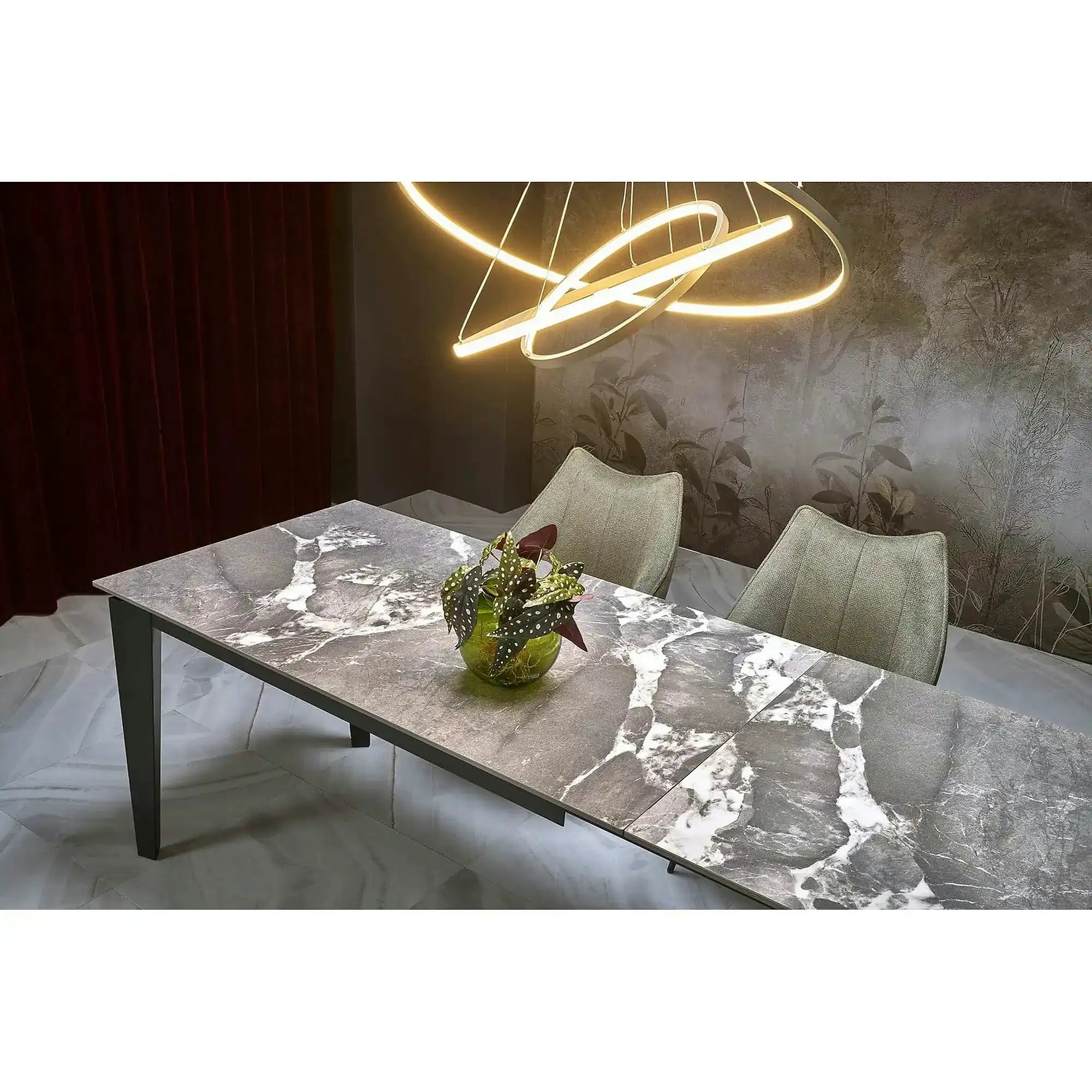 Scaun K543, gri/negru, stofa clasica/metal, 55x60x87 cm