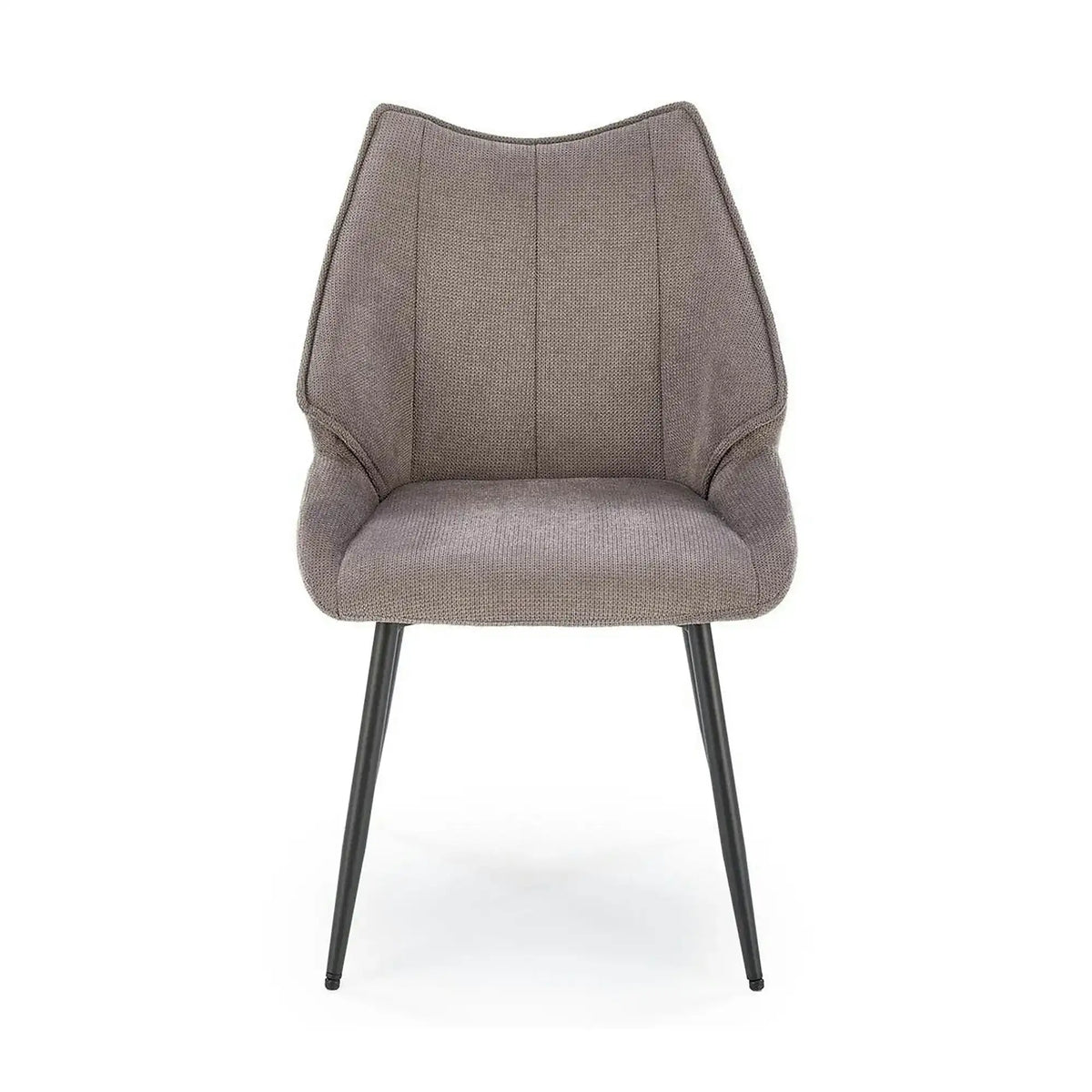 Scaun K543, gri/negru, stofa clasica/metal, 55x60x87 cm