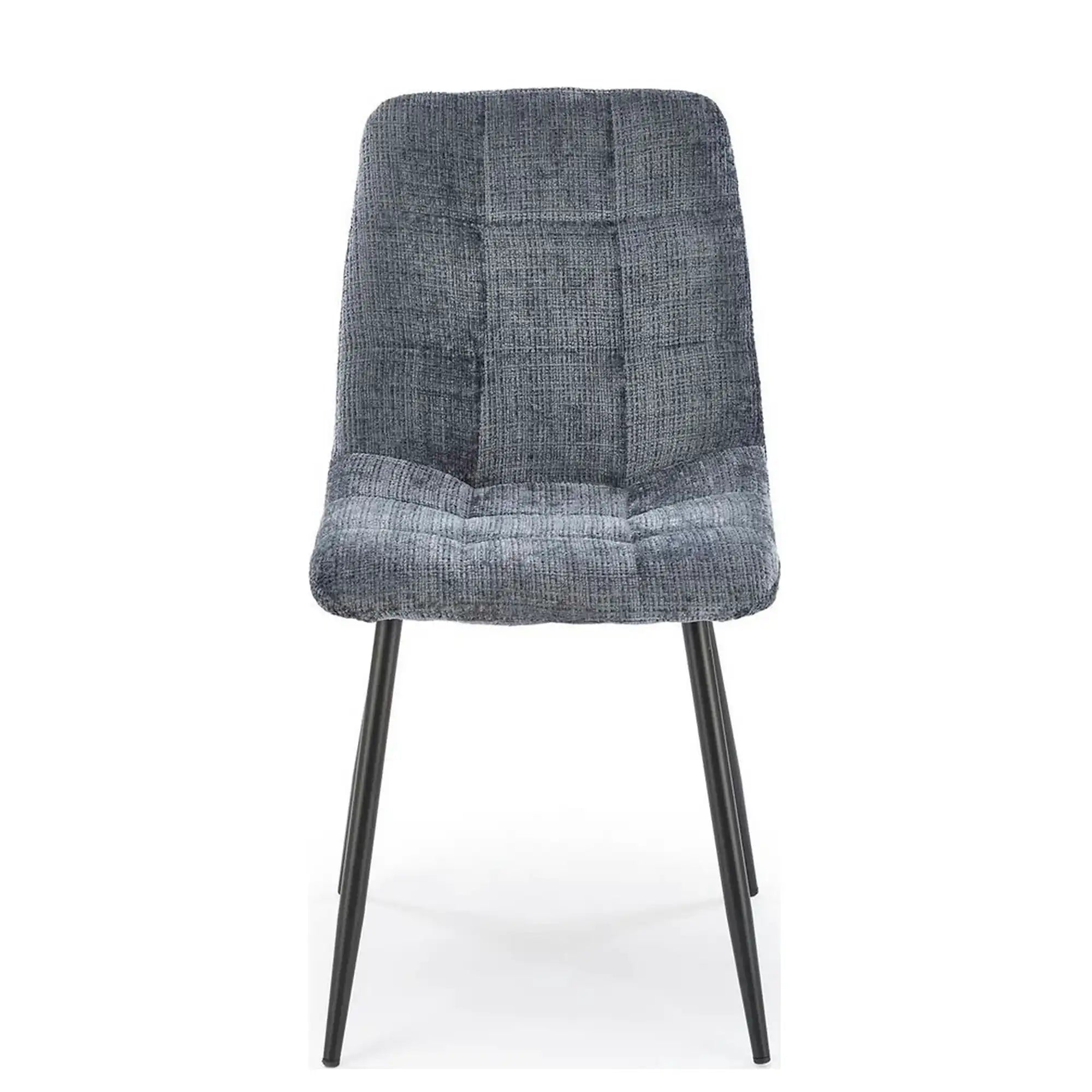 Scaun K547, gri/negru, stofa clasica/metal, 45x53x87 cm