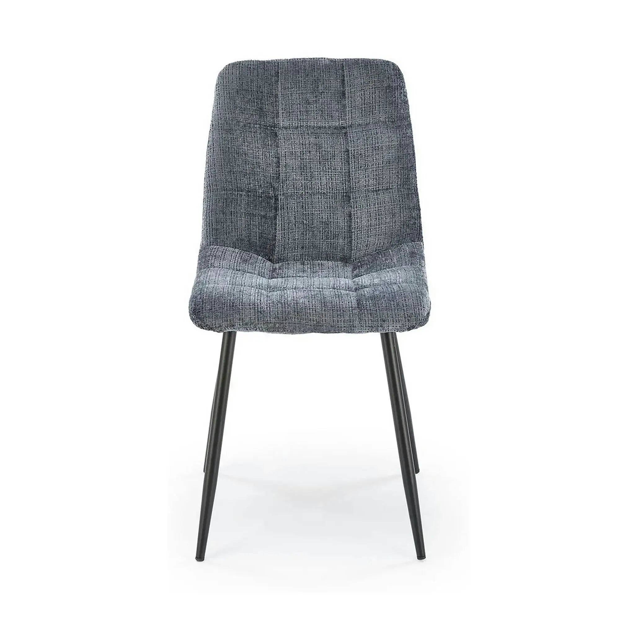Scaun K547, gri/negru, stofa clasica/metal, 45x53x87 cm