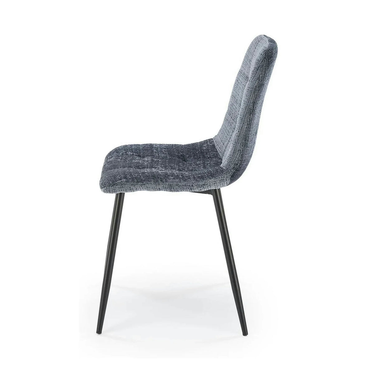 Scaun K547, gri/negru, stofa clasica/metal, 45x53x87 cm