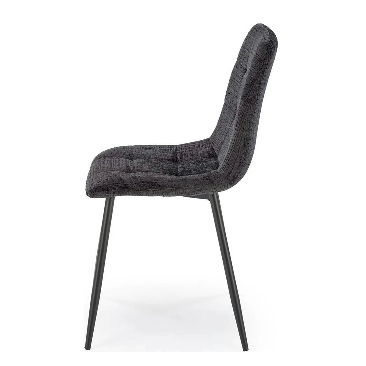 Scaun K547, negru, stofa clasica/metal, 45x53x87 cm