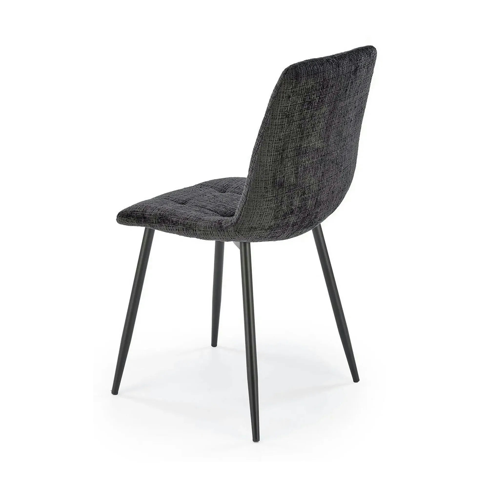 Scaun K547, negru, stofa clasica/metal, 45x53x87 cm