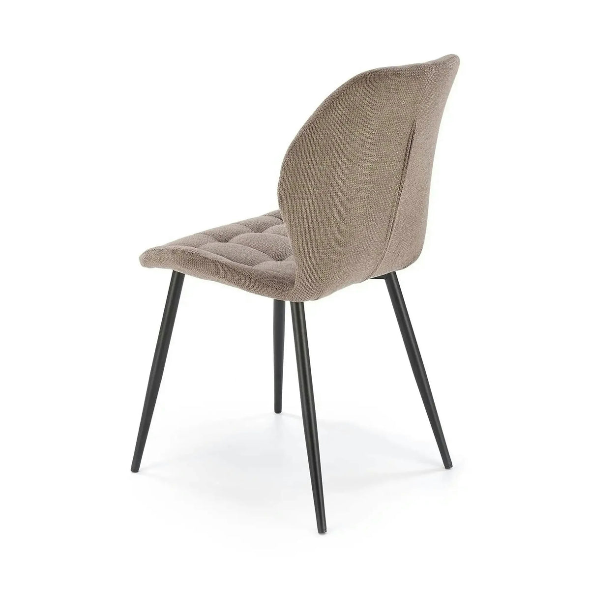 Scaun K548, gri/negru, stofa clasica/metal, 47x55x84 cm