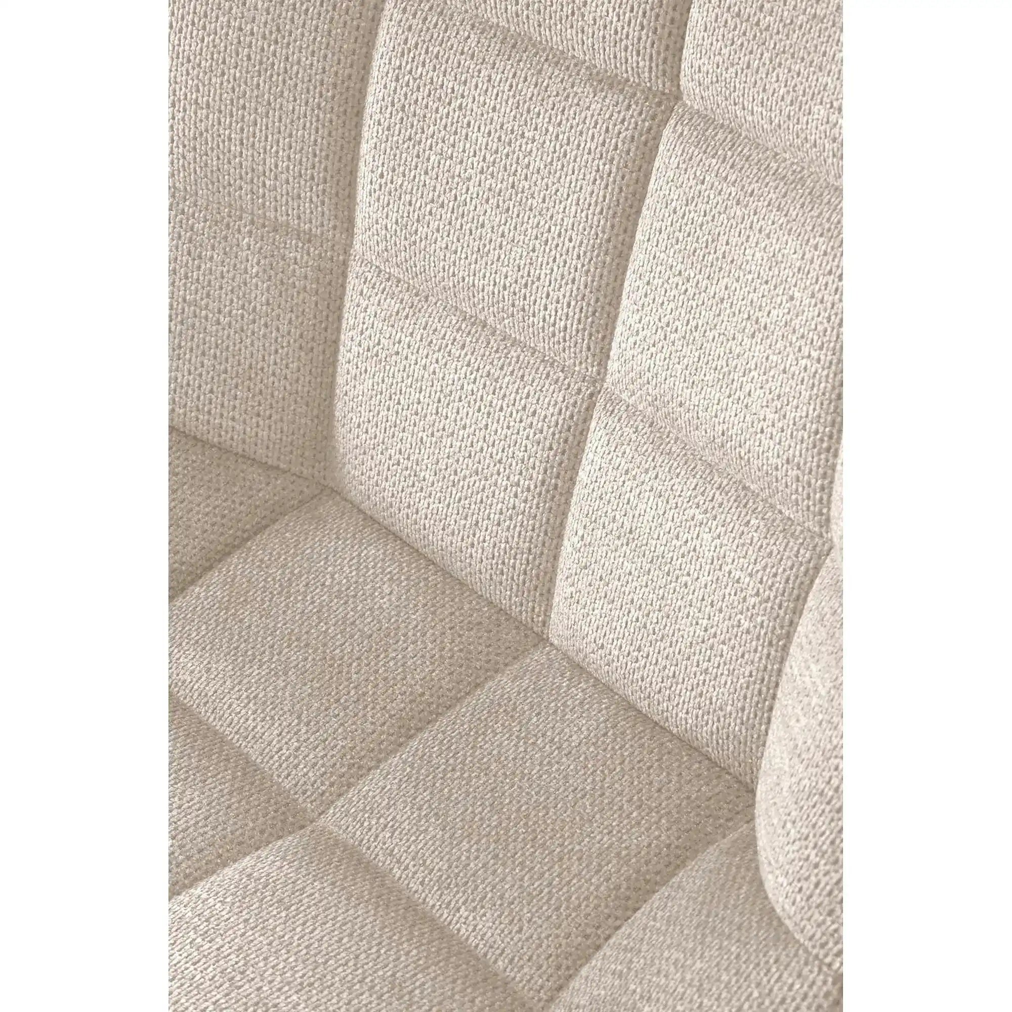 Scaun K549, bej/negru, stofa clasica/metal, 46x61x84 cm