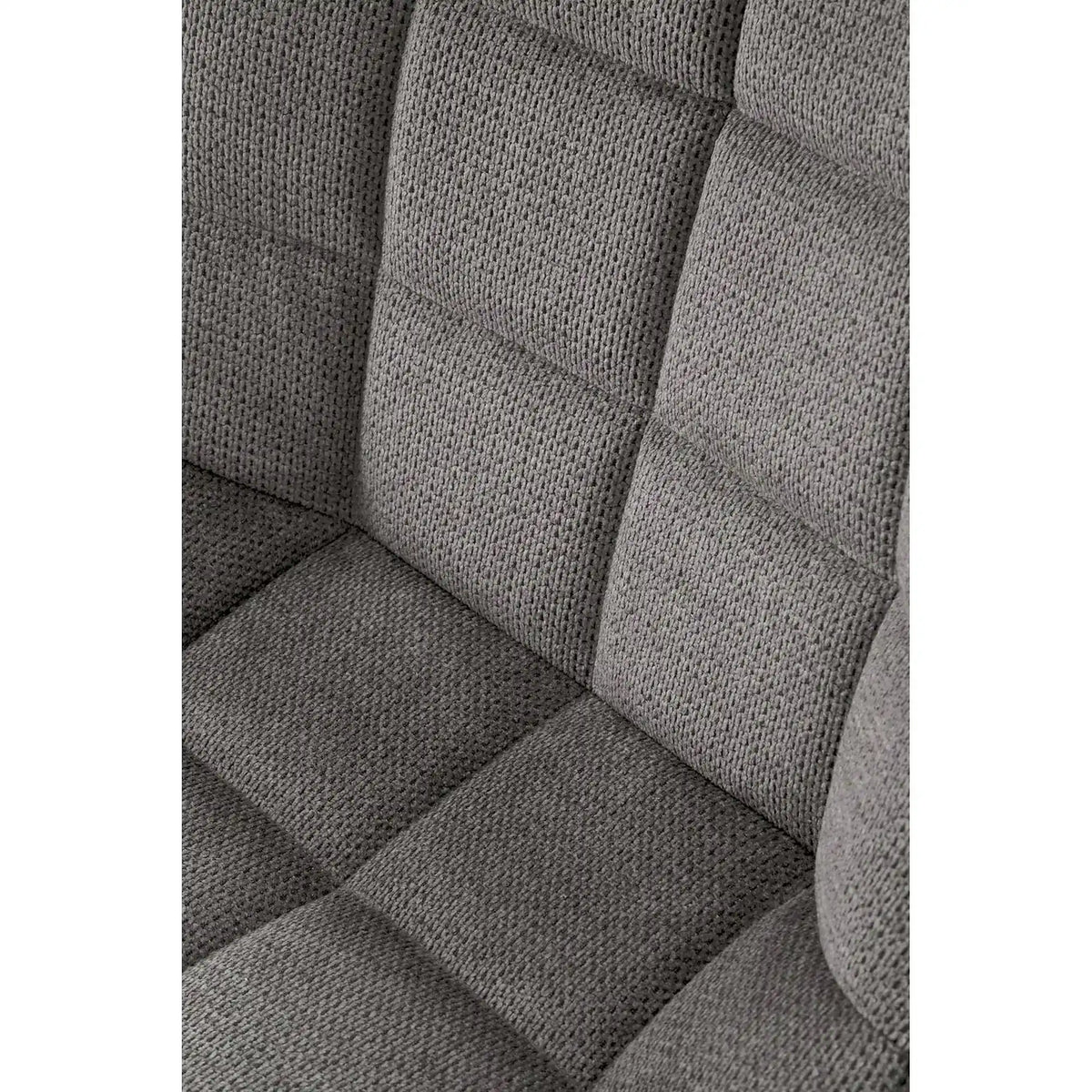 Scaun K549, gri/negru, stofa clasica/metal, 46x61x84 cm