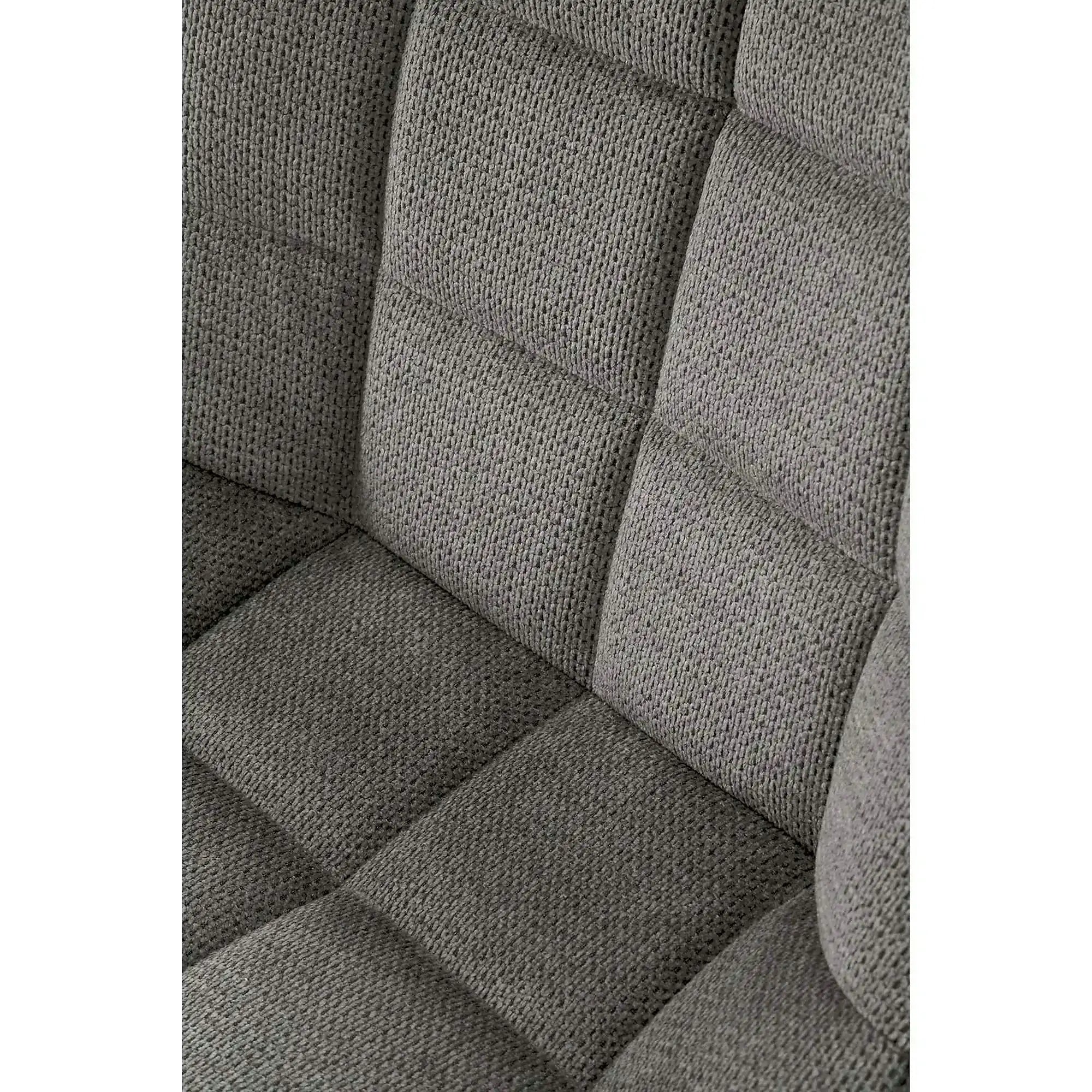 Scaun K549, gri/negru, stofa clasica/metal, 46x61x84 cm