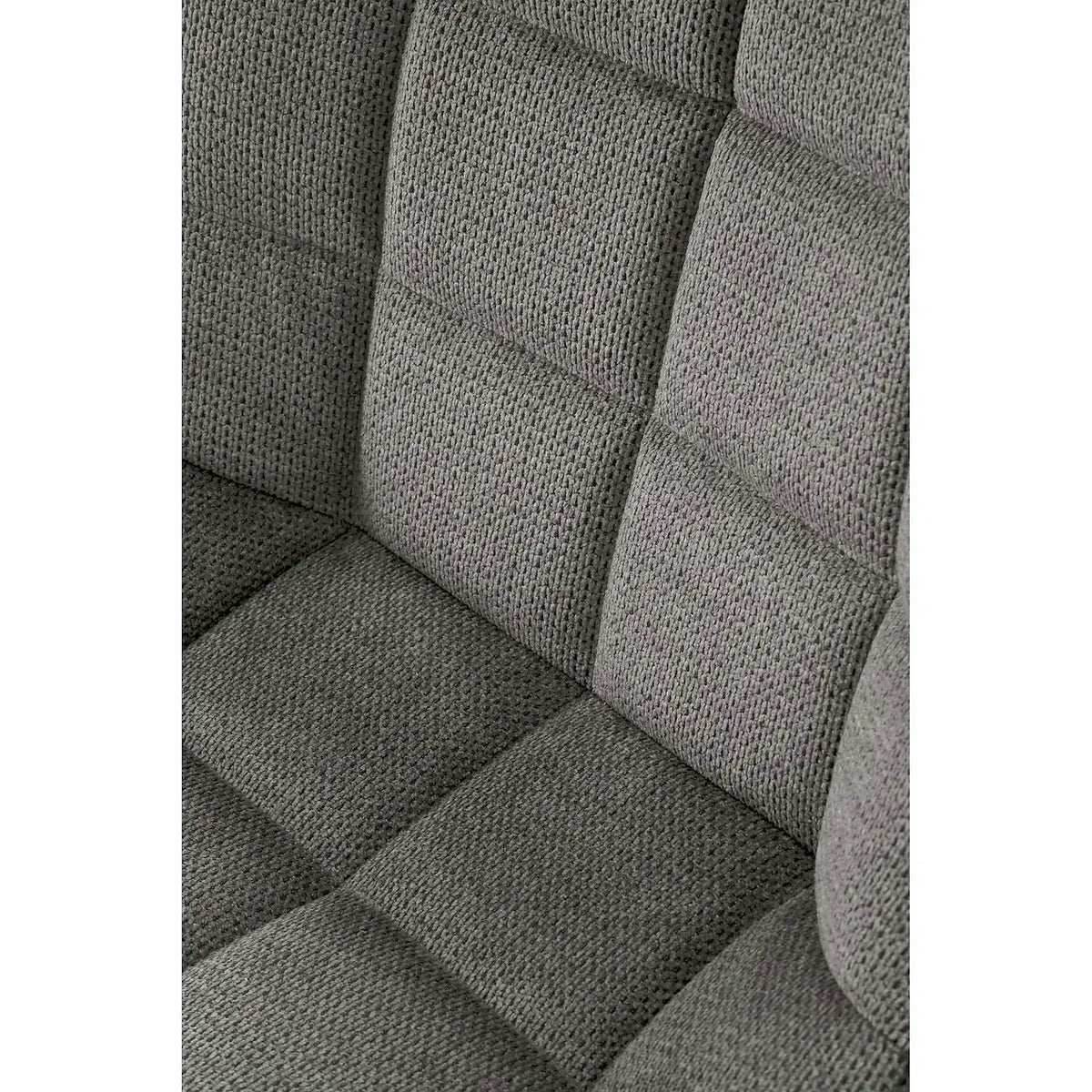 Scaun K549, gri/negru, stofa clasica/metal, 46x61x84 cm