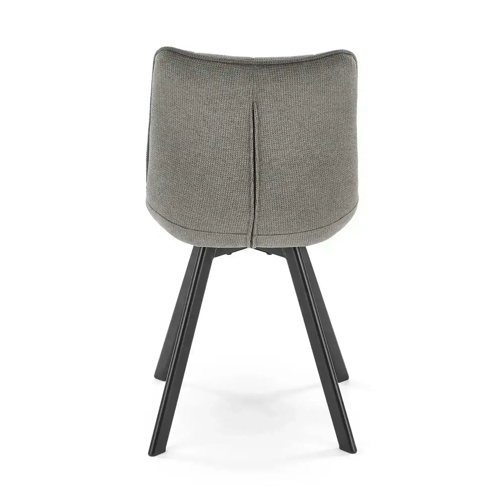 Scaun K549, gri/negru, stofa clasica/metal, 46x61x84 cm