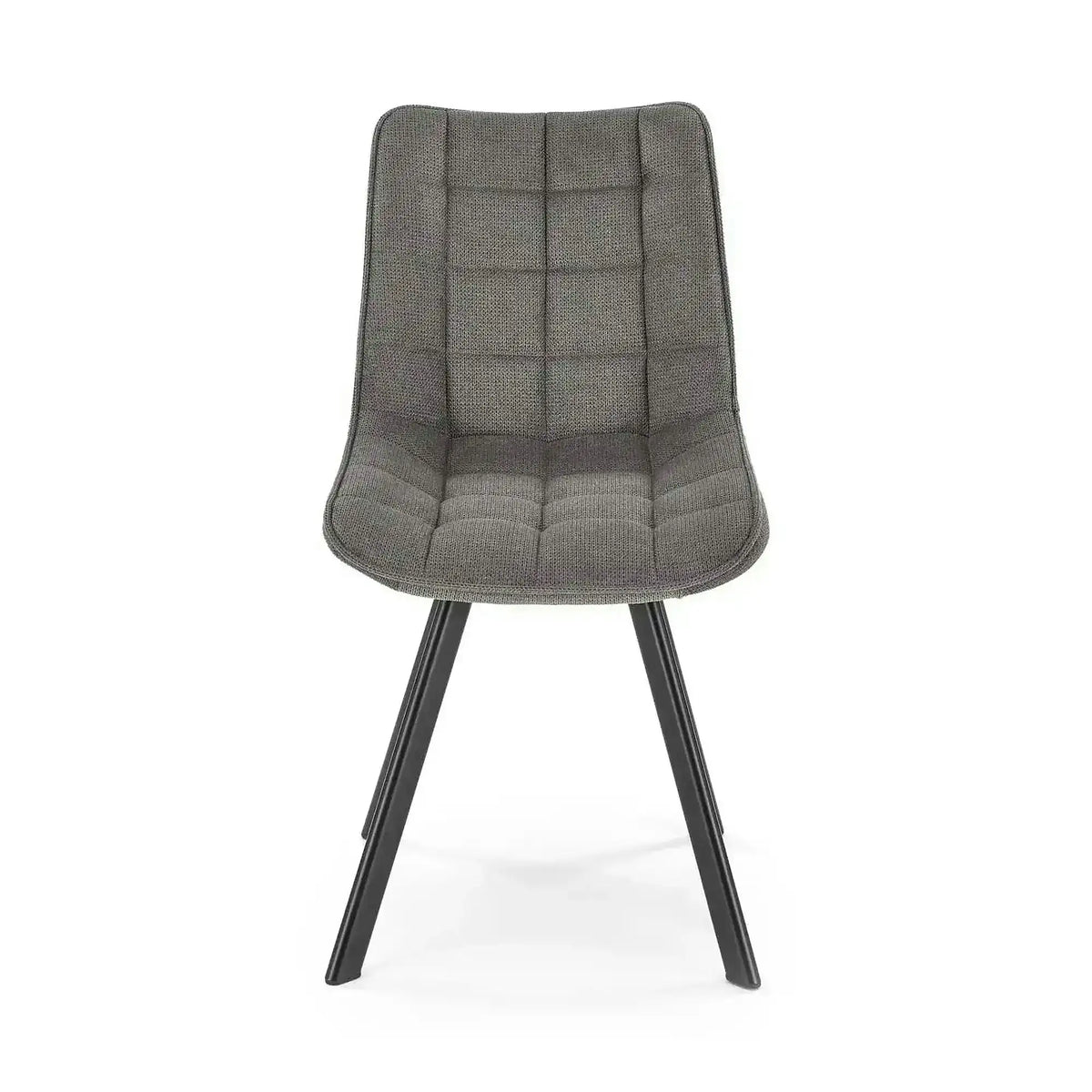 Scaun K549, gri/negru, stofa clasica/metal, 46x61x84 cm