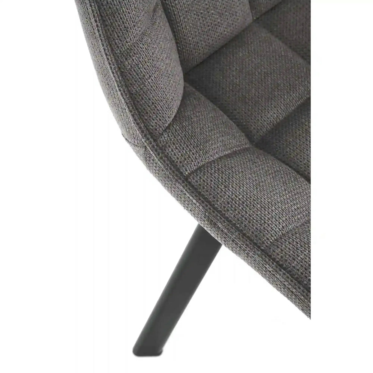 Scaun K549, gri/negru, stofa clasica/metal, 46x61x84 cm