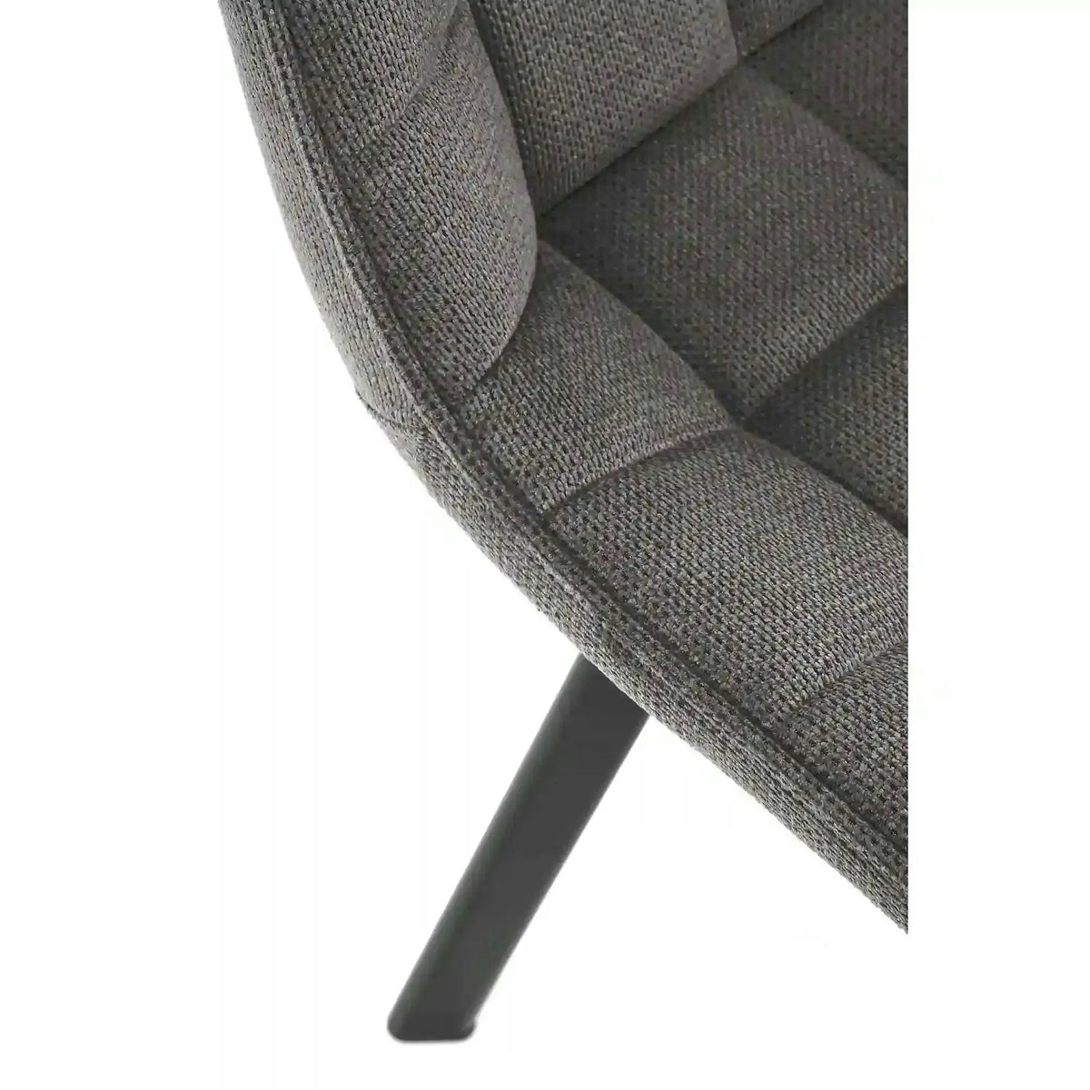 Scaun K549, gri/negru, stofa clasica/metal, 46x61x84 cm
