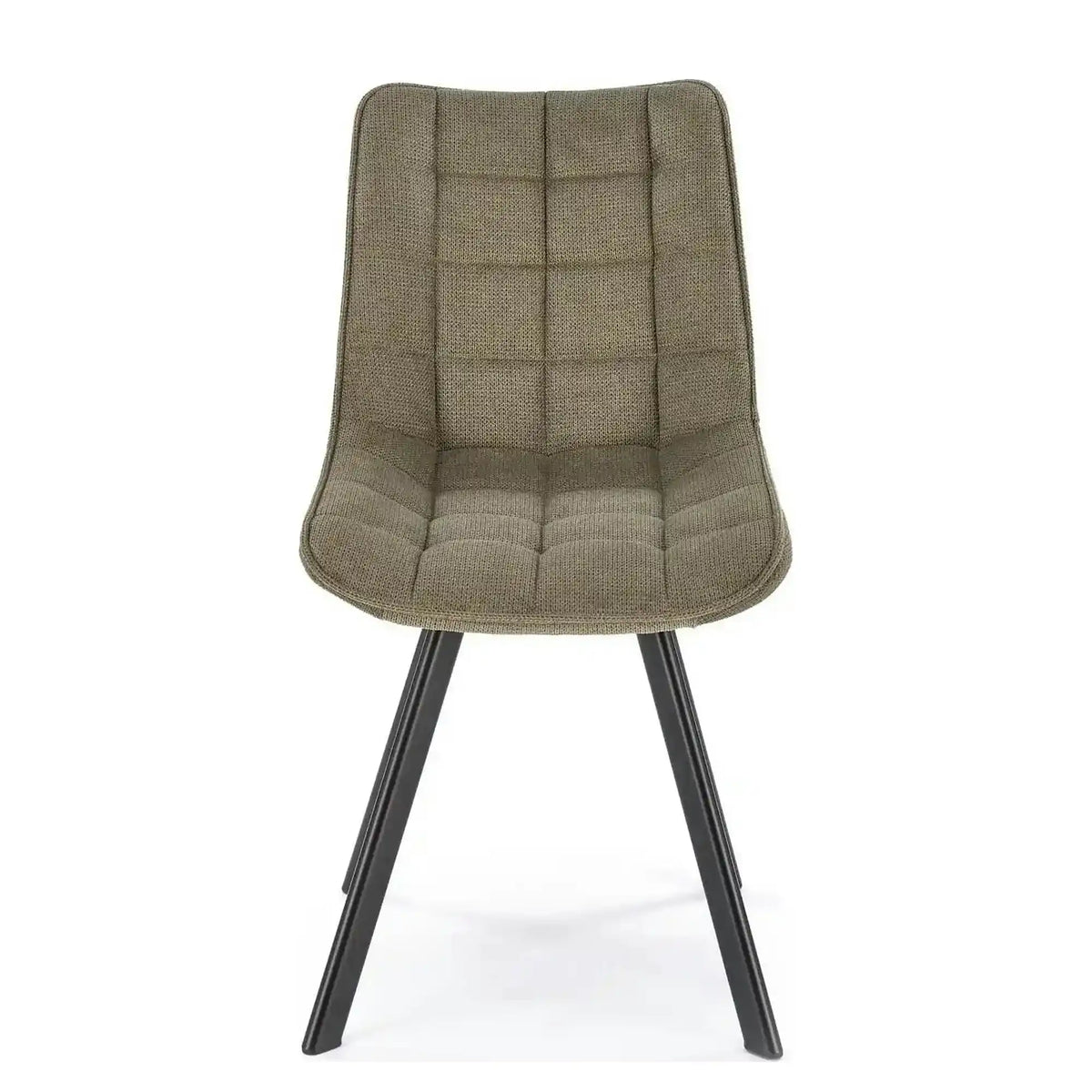 Scaun K549, verde/negru, stofa clasica/metal, 46x61x84 cm