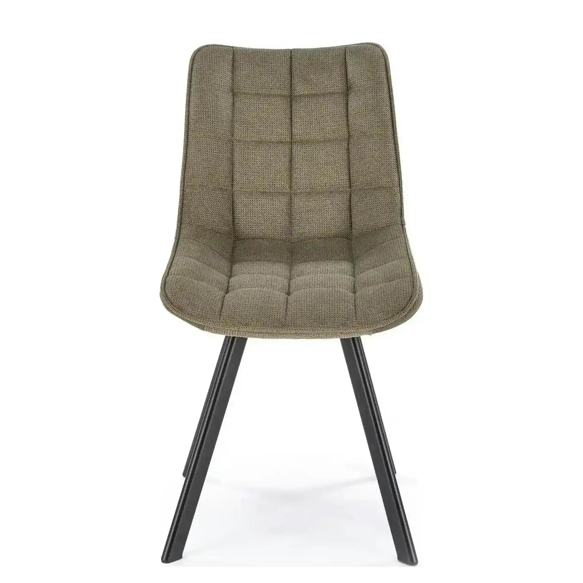 Scaun K549, verde/negru, stofa clasica/metal, 46x61x84 cm