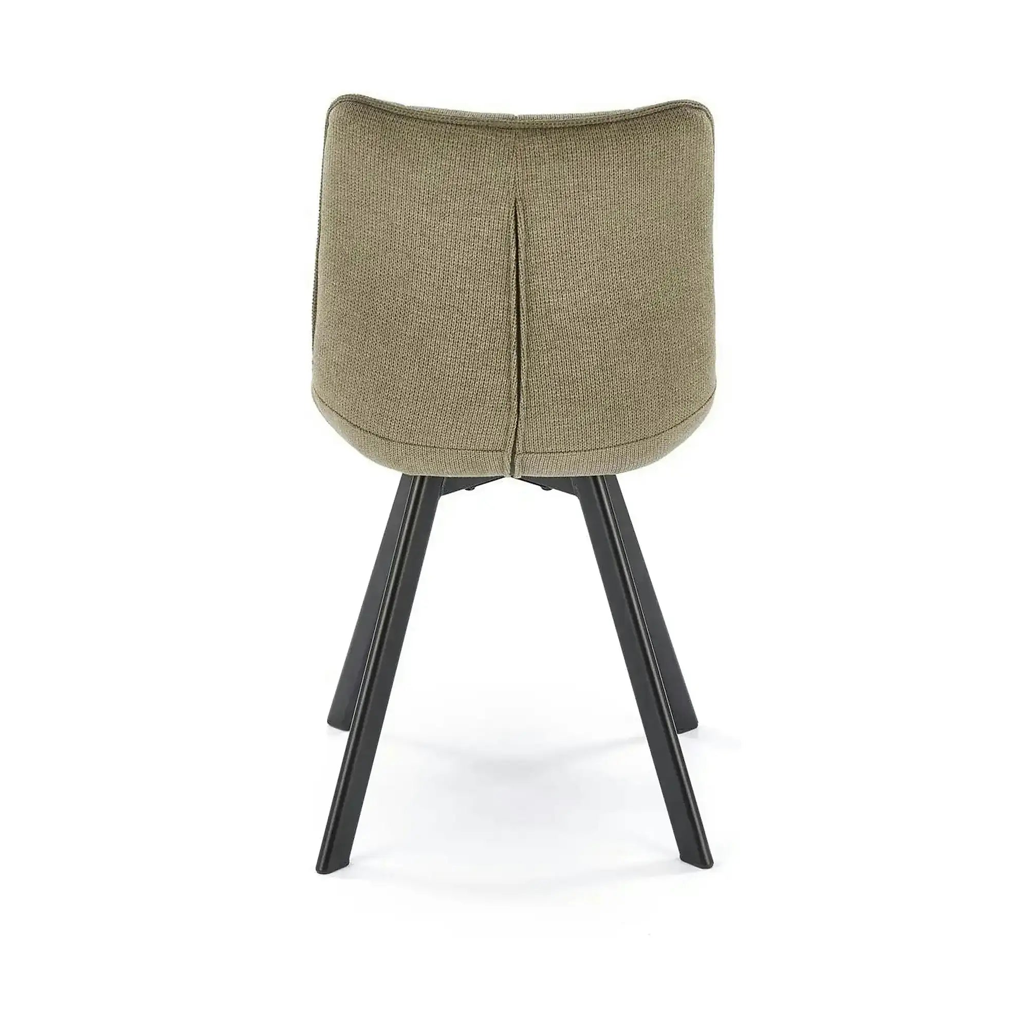 Scaun K549, verde/negru, stofa clasica/metal, 46x61x84 cm