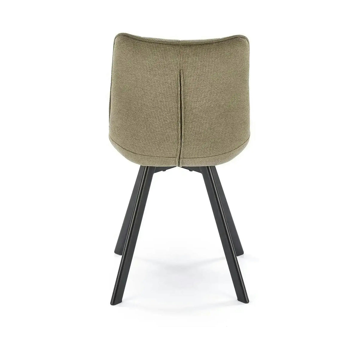 Scaun K549, verde/negru, stofa clasica/metal, 46x61x84 cm