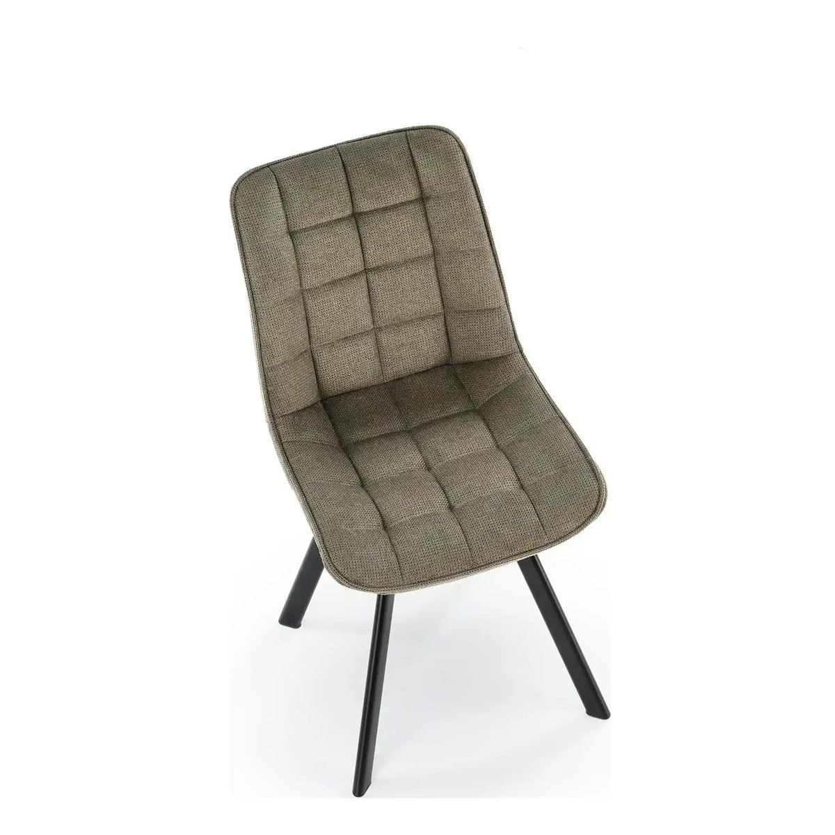 Scaun K549, verde/negru, stofa clasica/metal, 46x61x84 cm