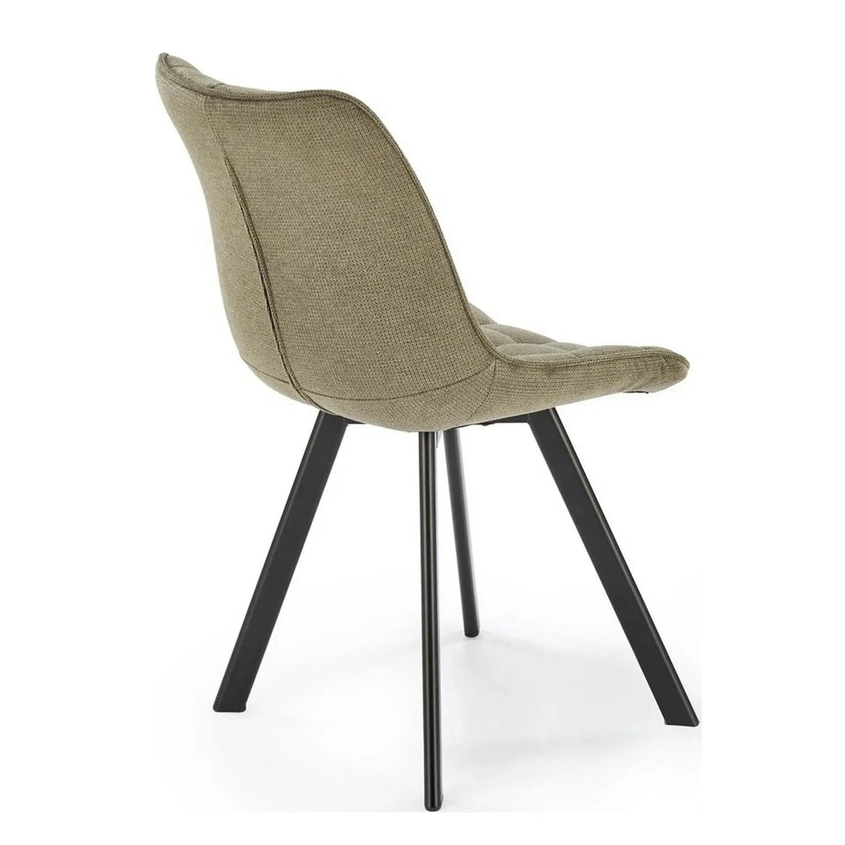 Scaun K549, verde/negru, stofa clasica/metal, 46x61x84 cm