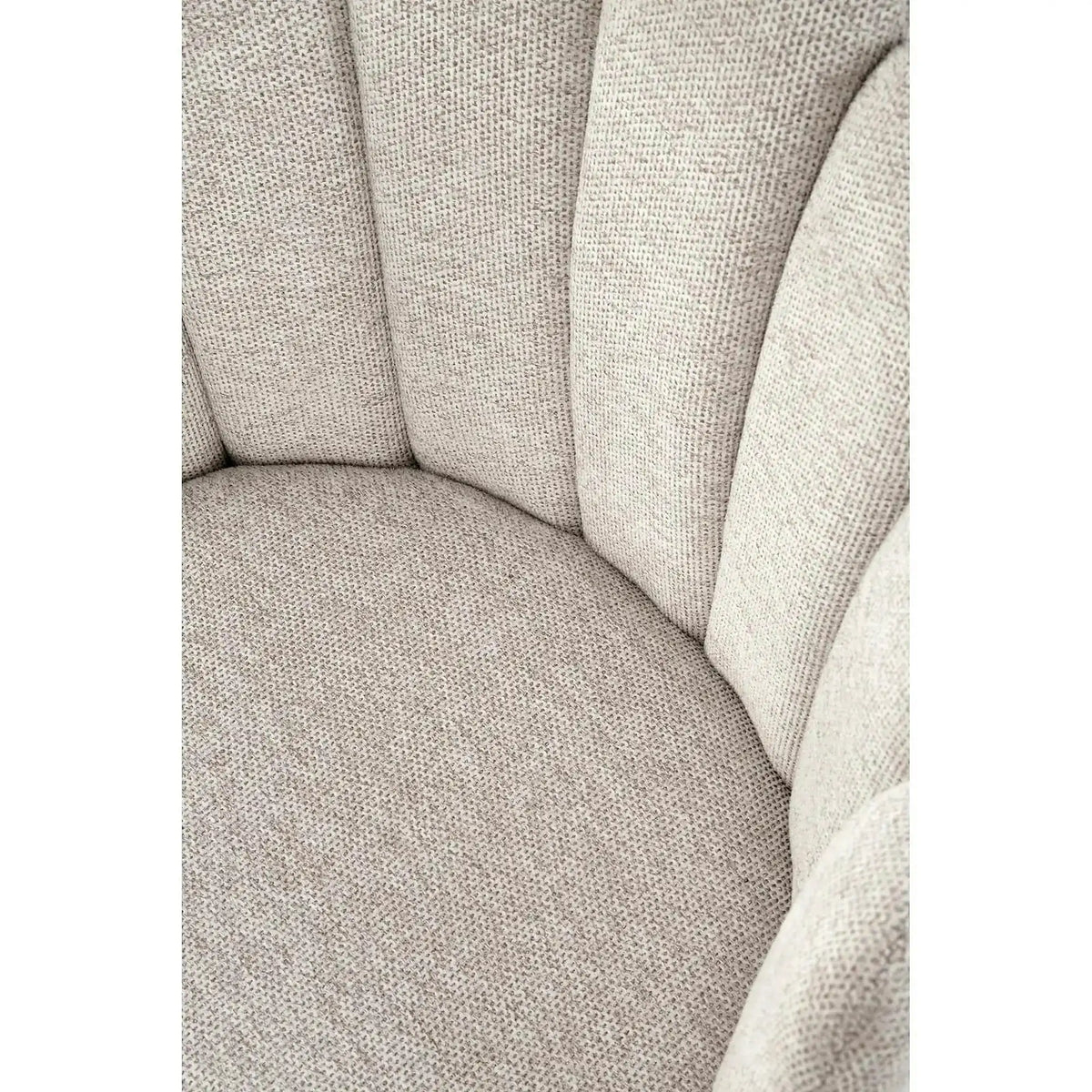 Scaun K552, bej/negru, stofa clasica/metal, 53x53x83 cm
