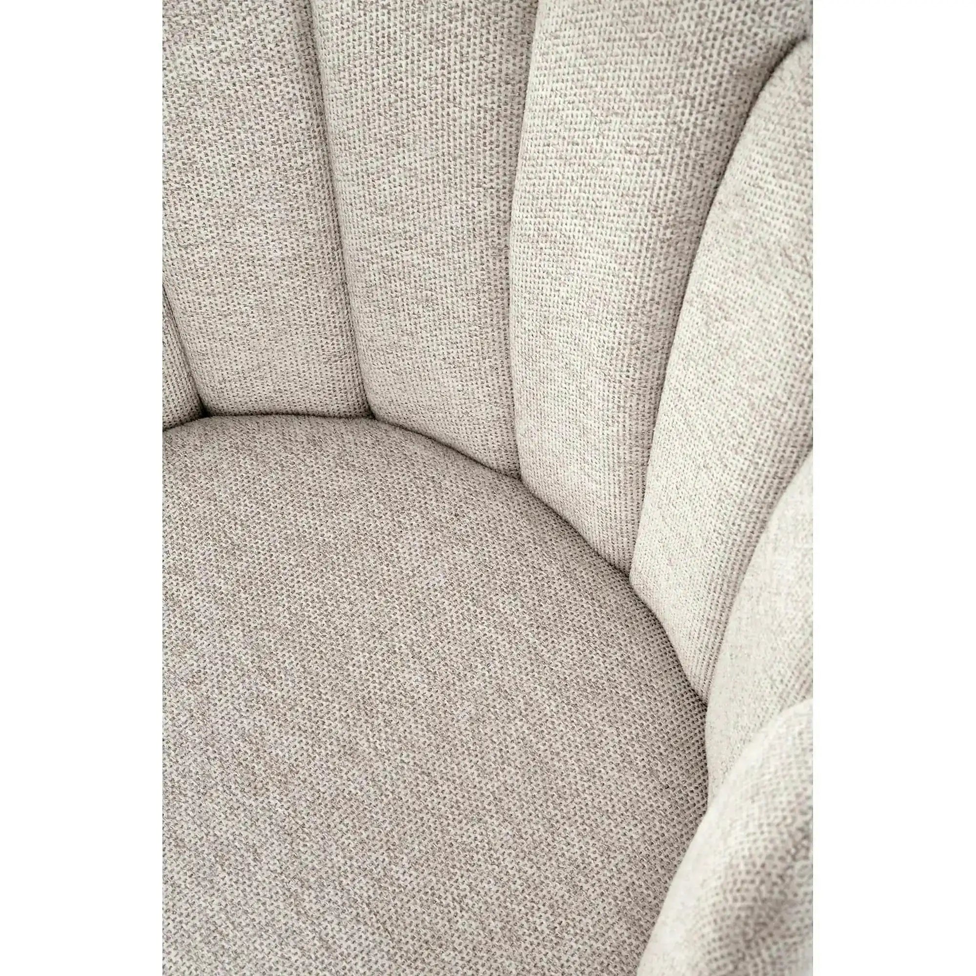 Scaun K552, bej/negru, stofa clasica/metal, 53x53x83 cm