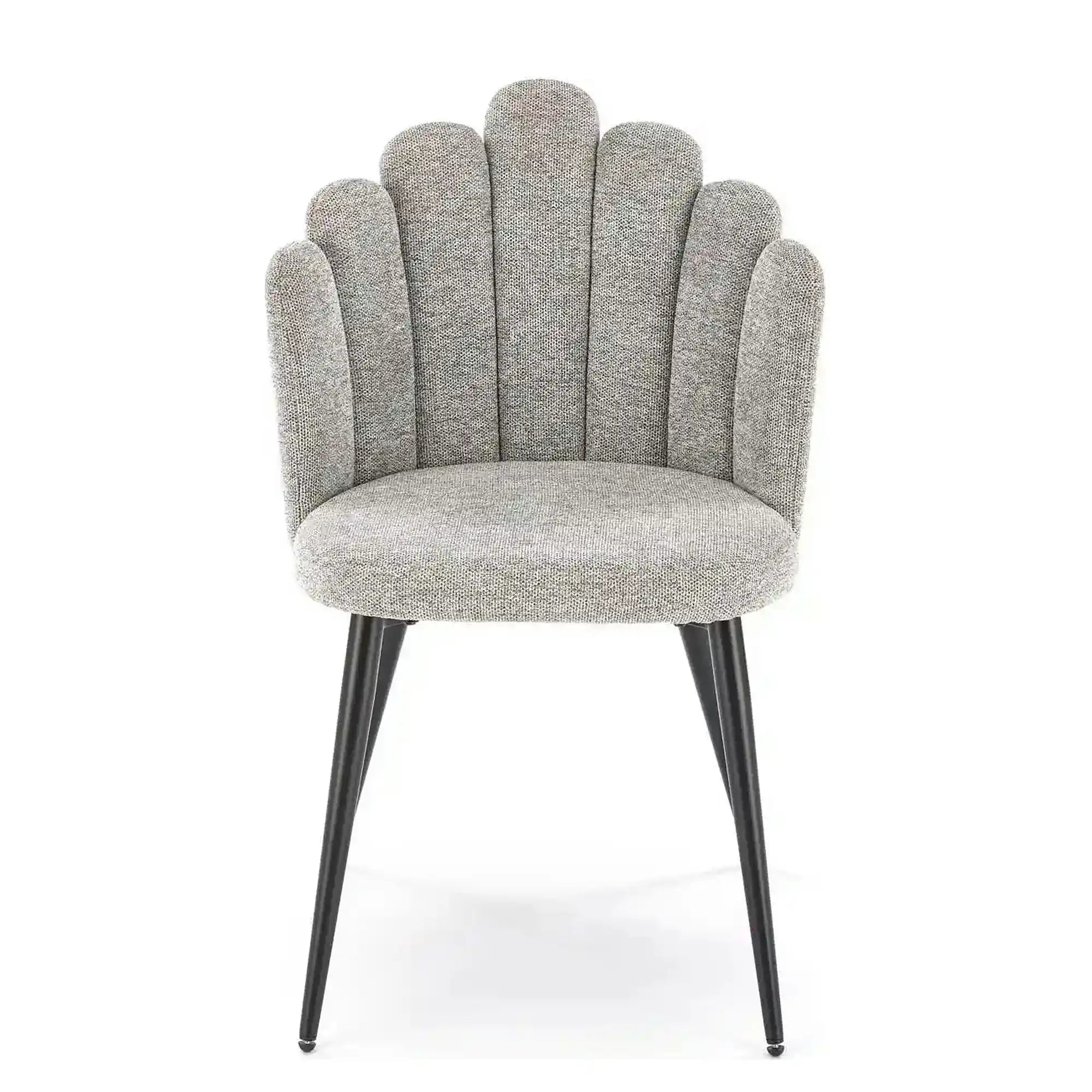 Scaun K552, gri/negru, stofa clasica/metal, 53x53x83 cm