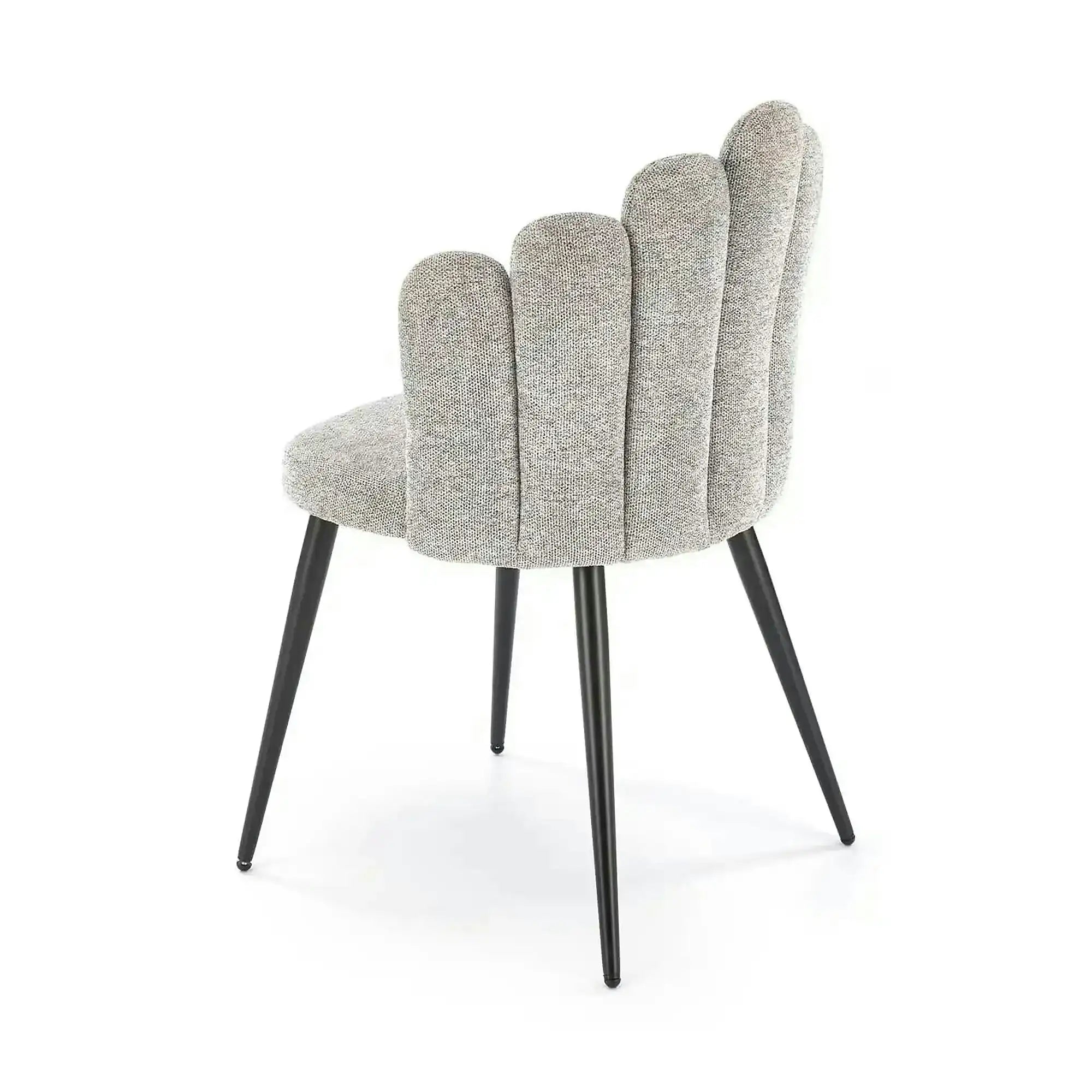 Scaun K552, gri/negru, stofa clasica/metal, 53x53x83 cm
