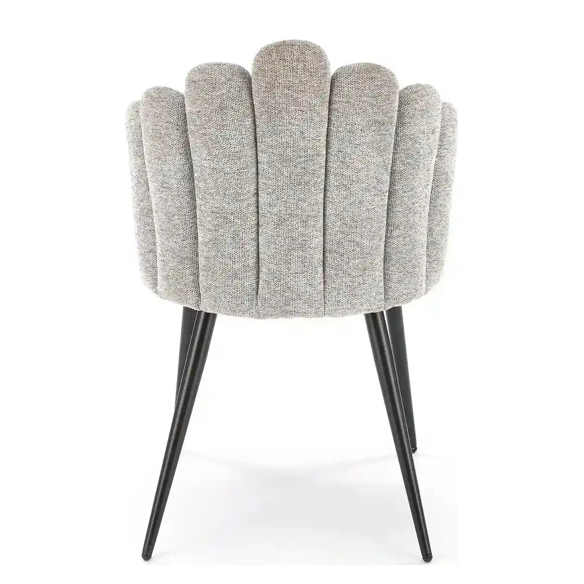Scaun K552, gri/negru, stofa clasica/metal, 53x53x83 cm