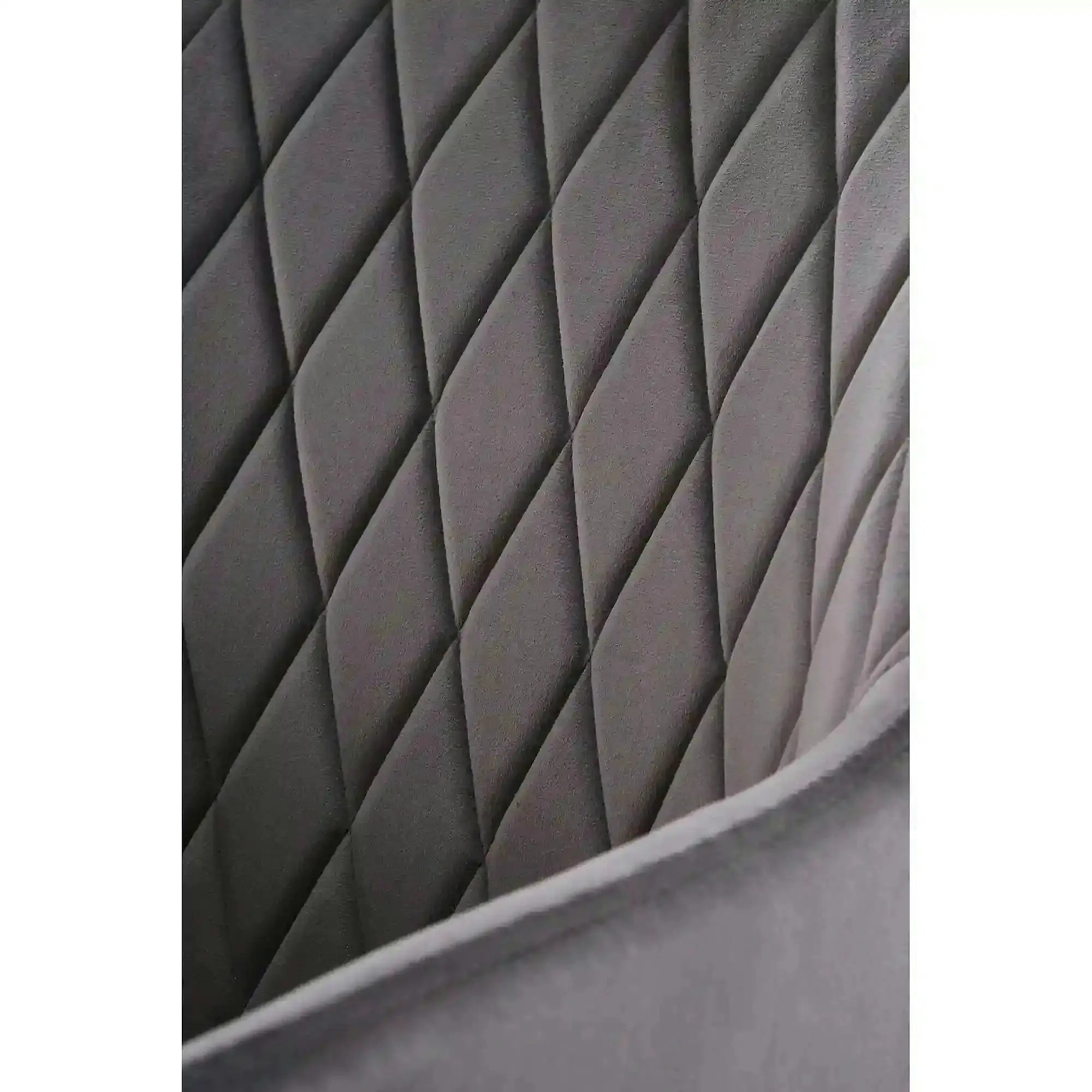 Scaun K558, gri/negru, stofa catifelata/metal, 59x60x86 cm
