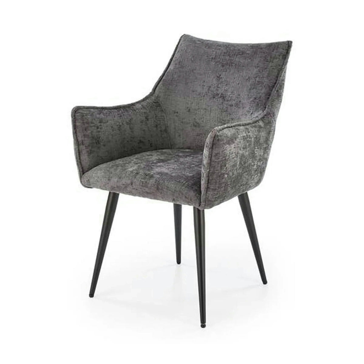 Scaun K559, gri/negru, stofa clasica/metal, 60x59x85 cm