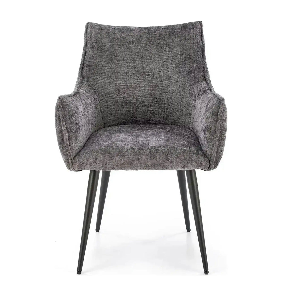 Scaun K559, gri/negru, stofa clasica/metal, 60x59x85 cm