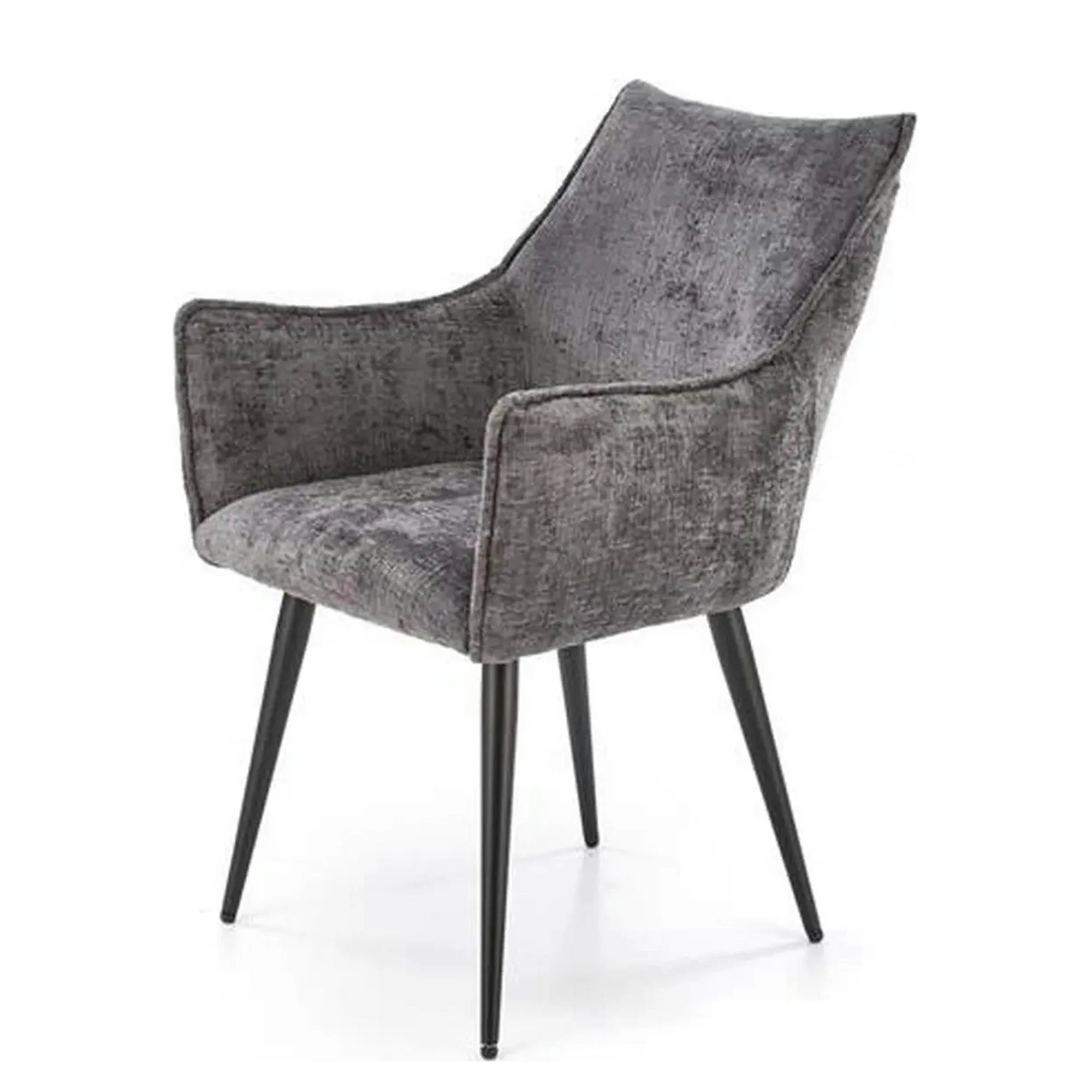 Scaun K559, gri/negru, stofa clasica/metal, 60x59x85 cm