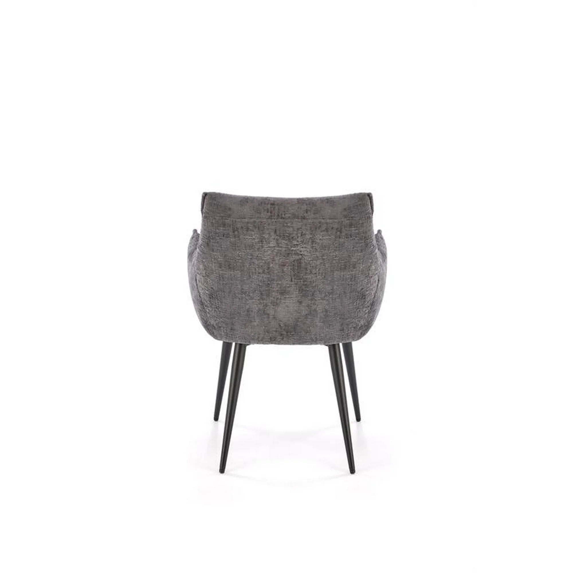 Scaun K559, gri/negru, stofa clasica/metal, 60x59x85 cm