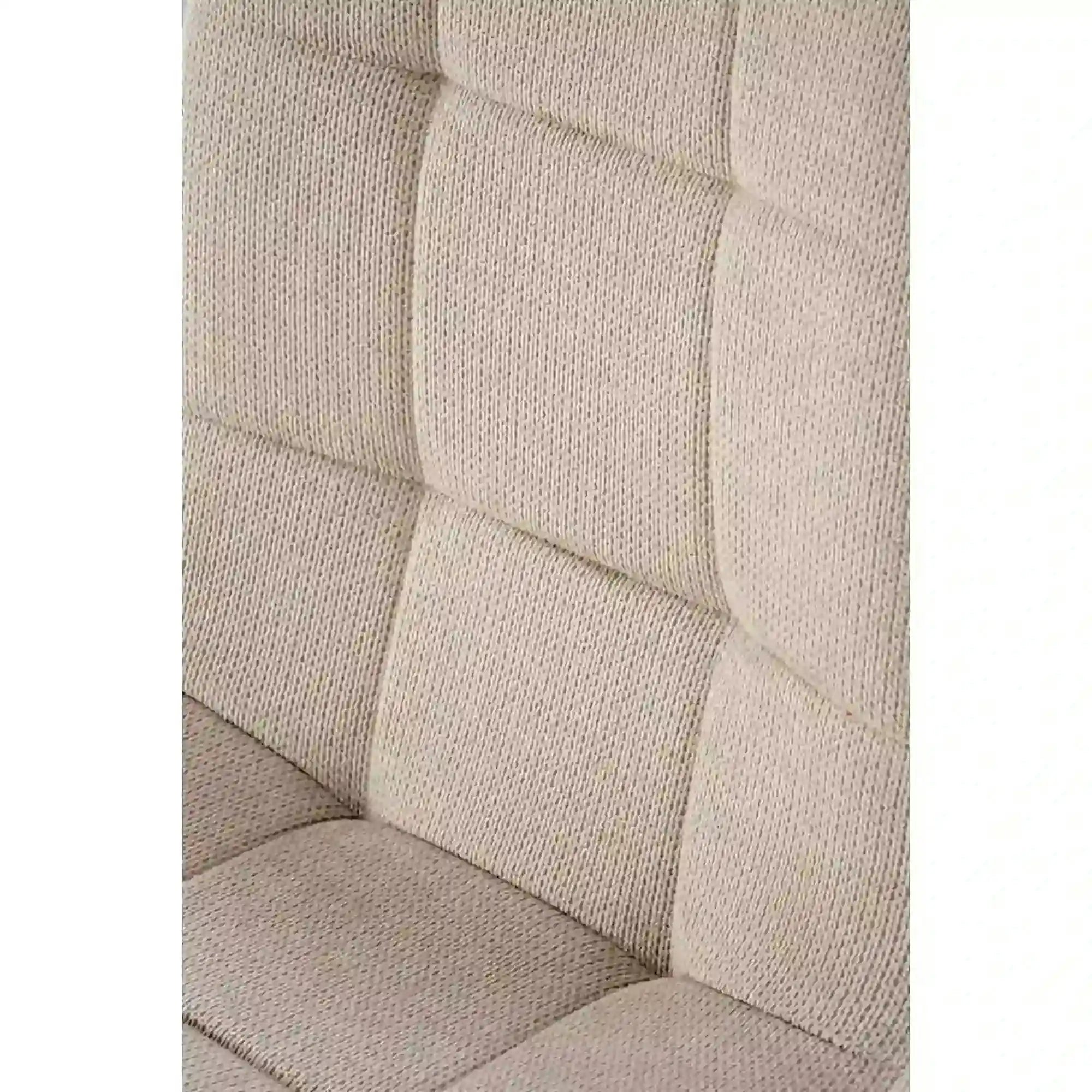 Scaun K560, bej/negru, stofa clasica/metal, 45x53x88 cm