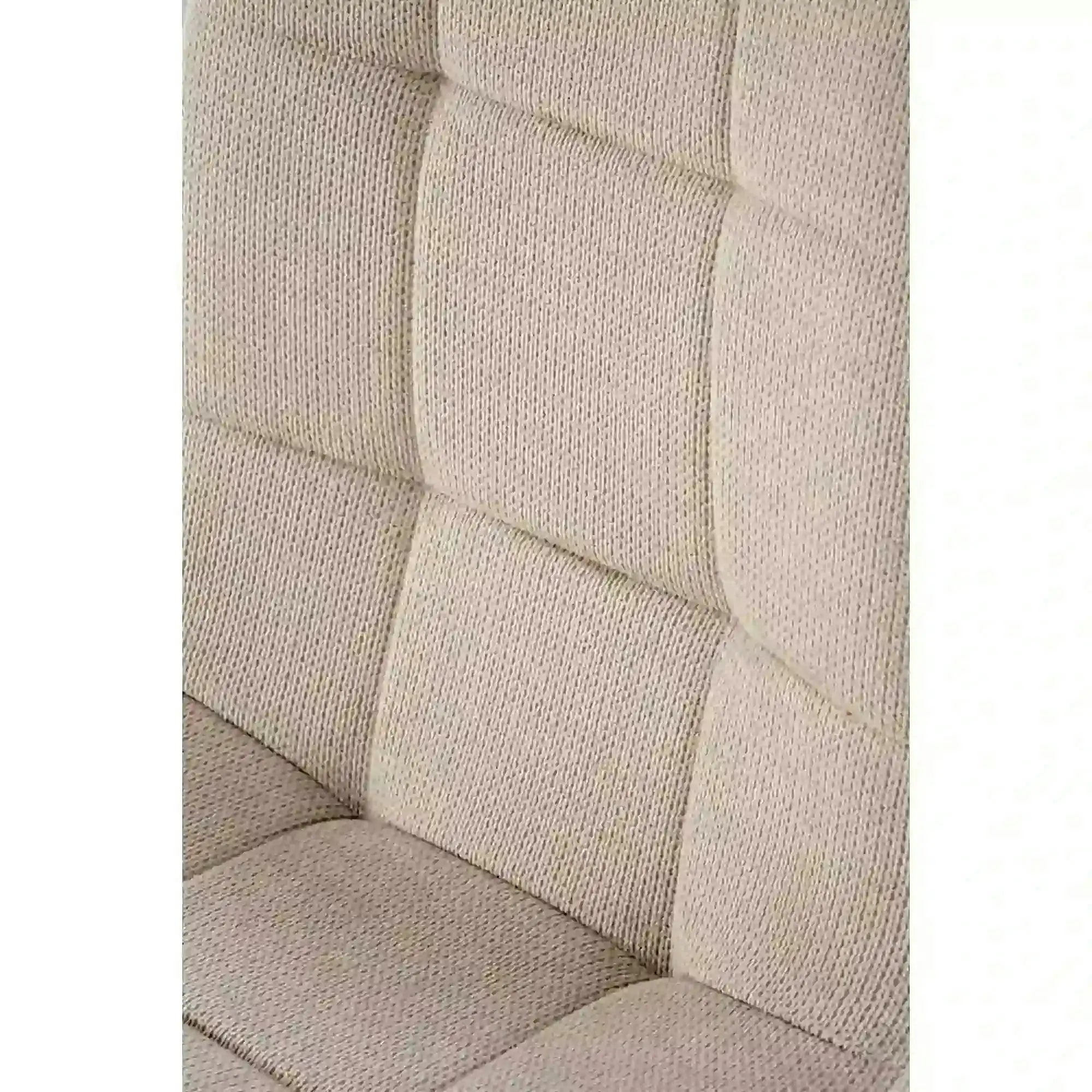 Scaun K560, bej/negru, stofa clasica/metal, 45x53x88 cm