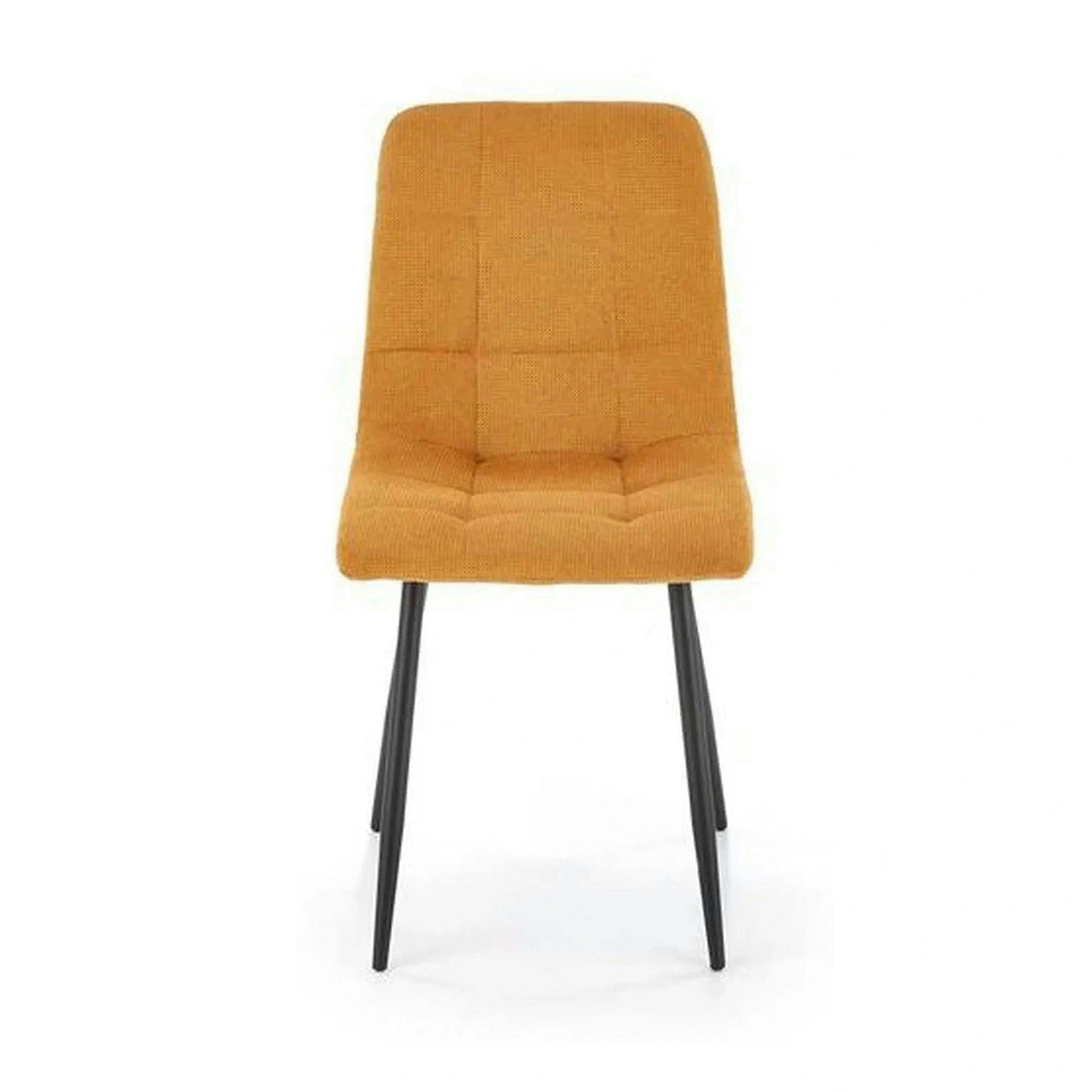 Scaun K560, galben/negru, stofa clasica/metal, 45x53x88 cm