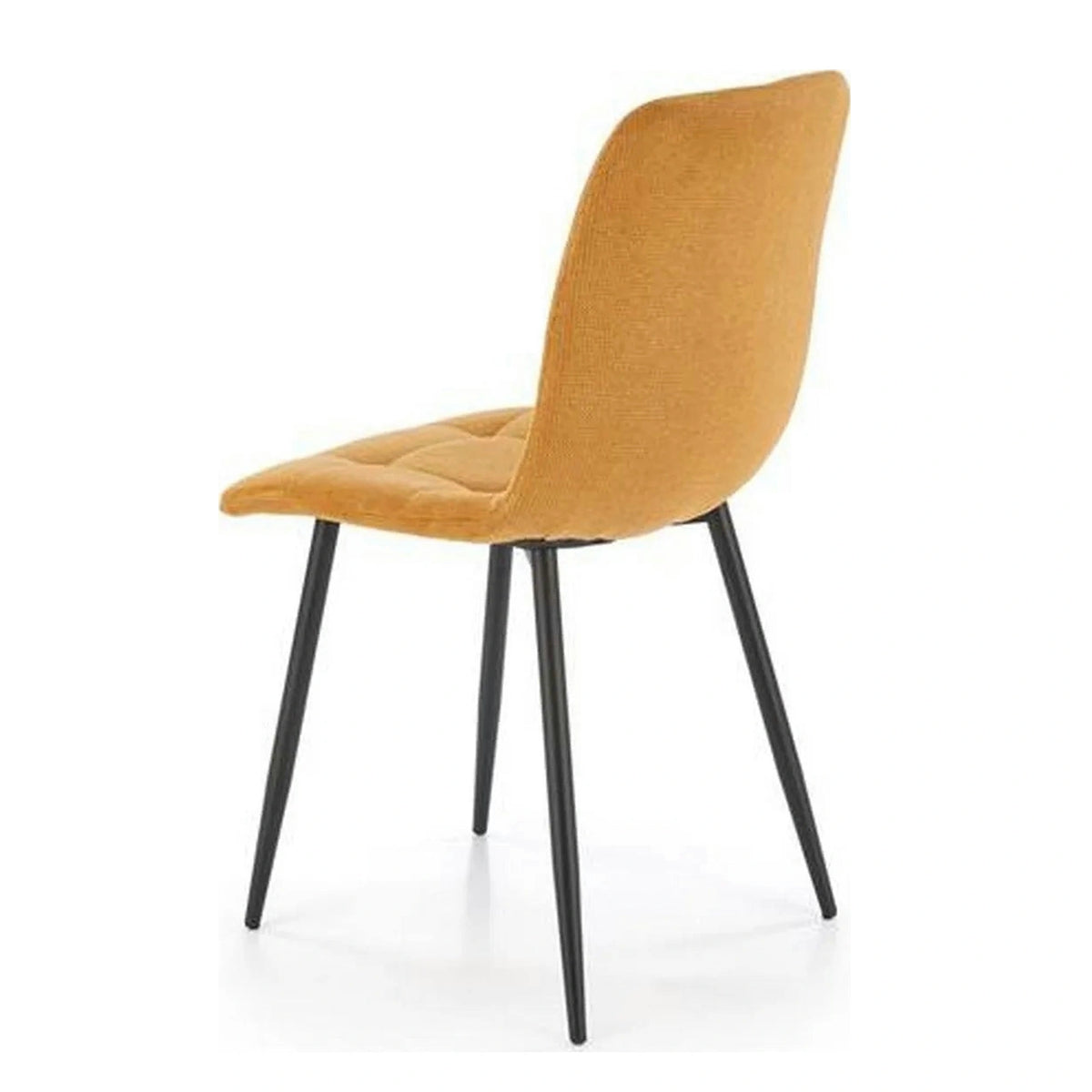 Scaun K560, galben/negru, stofa clasica/metal, 45x53x88 cm
