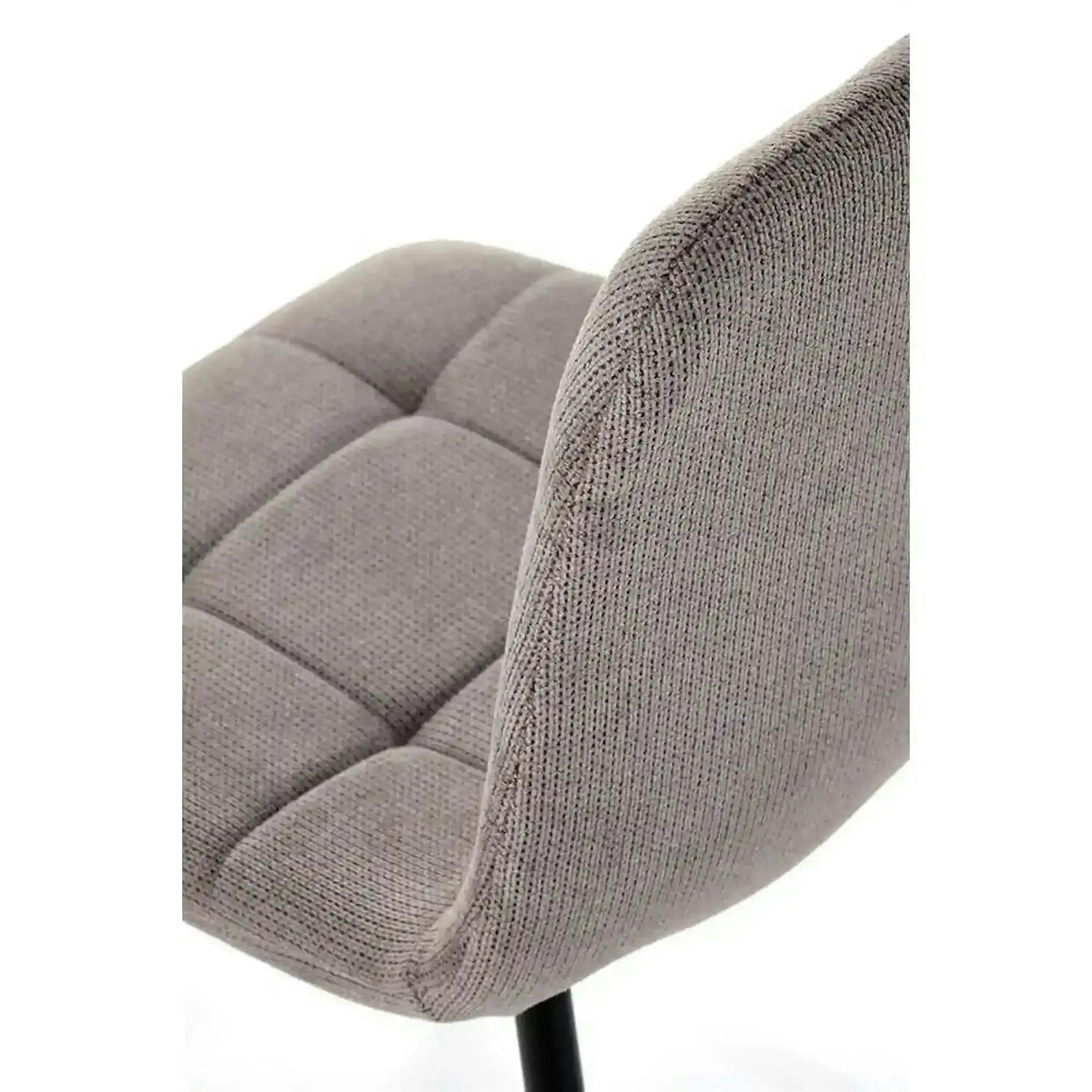 Scaun K560, gri/negru, stofa clasica/metal, 45x53x88 cm