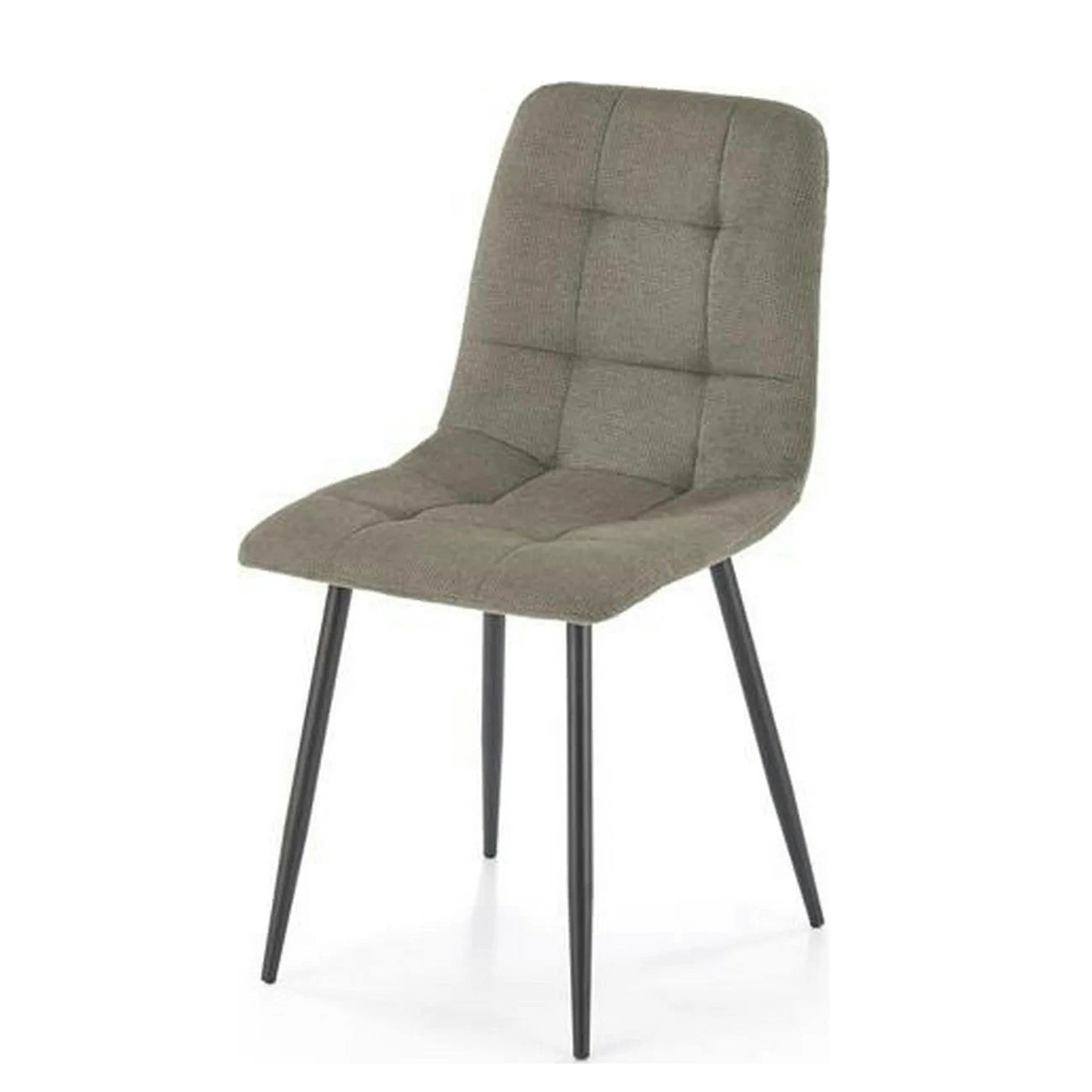 Scaun K560, verde/negru, stofa clasica/metal, 45x53x88 cm