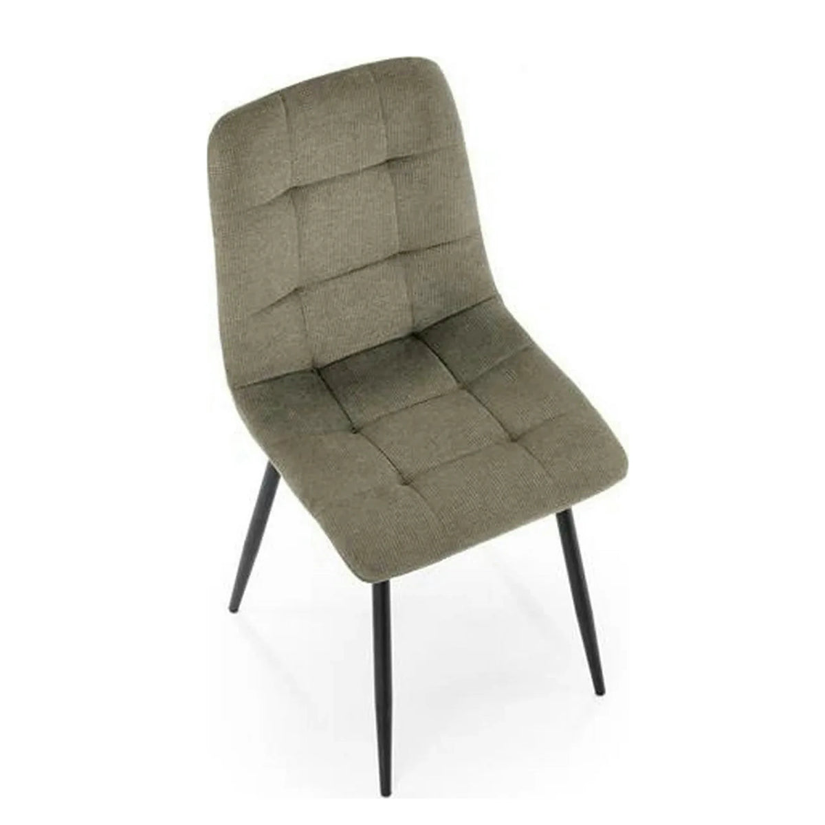 Scaun K560, verde/negru, stofa clasica/metal, 45x53x88 cm