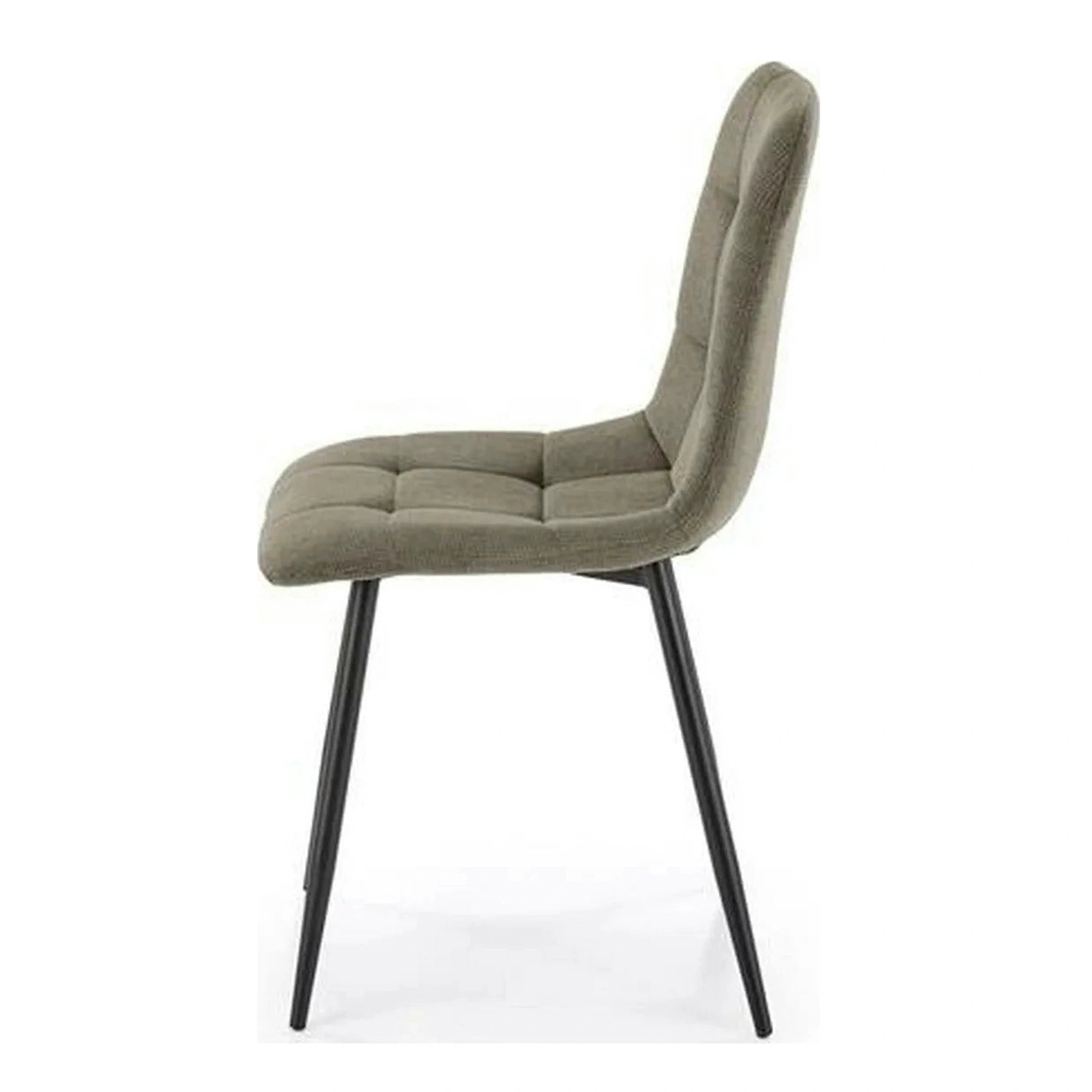 Scaun K560, verde/negru, stofa clasica/metal, 45x53x88 cm