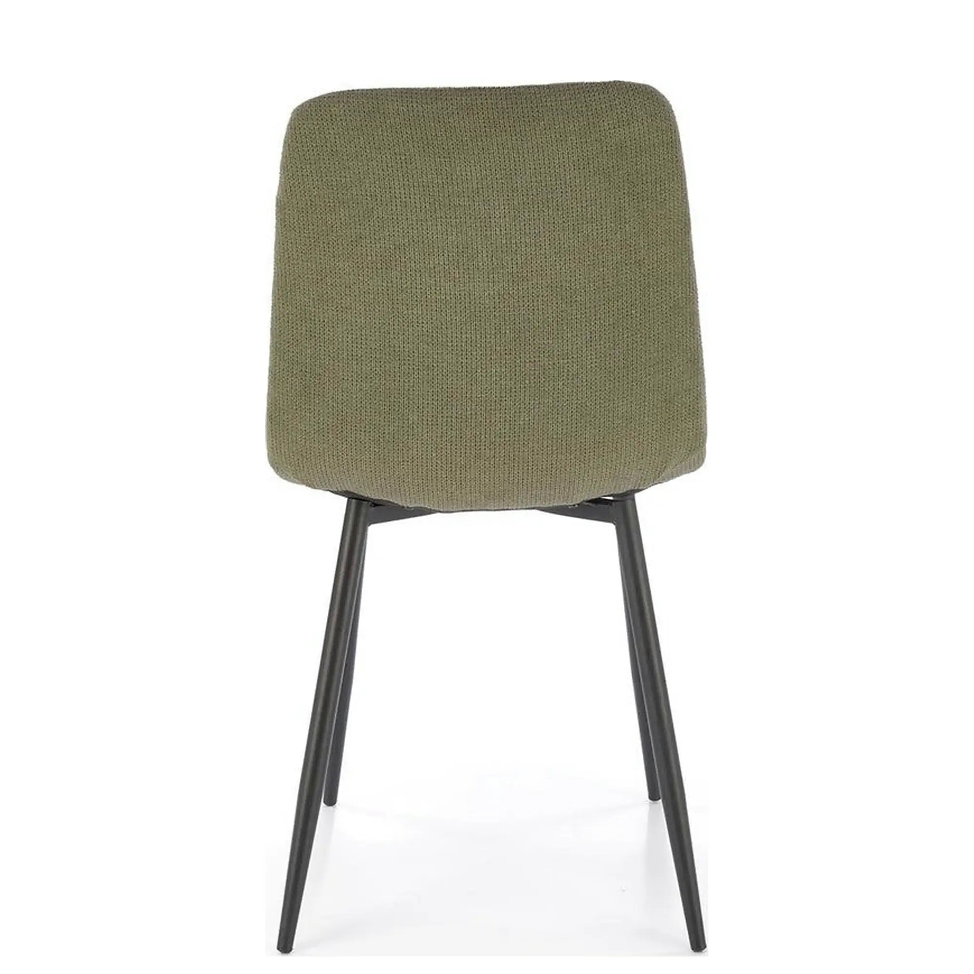 Scaun K560, verde/negru, stofa clasica/metal, 45x53x88 cm