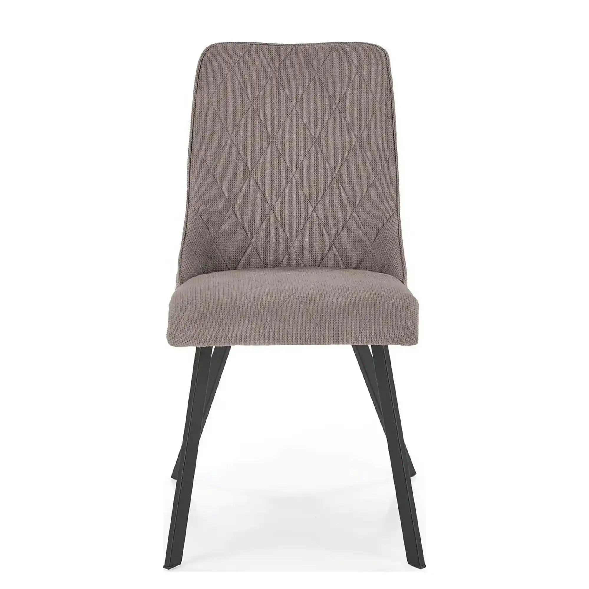 Scaun K561, gri/negru, stofa clasica/metal, 44x58x85 cm
