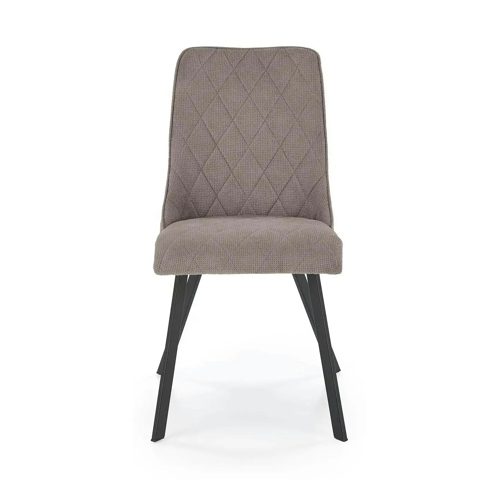 Scaun K561, gri/negru, stofa clasica/metal, 44x58x85 cm