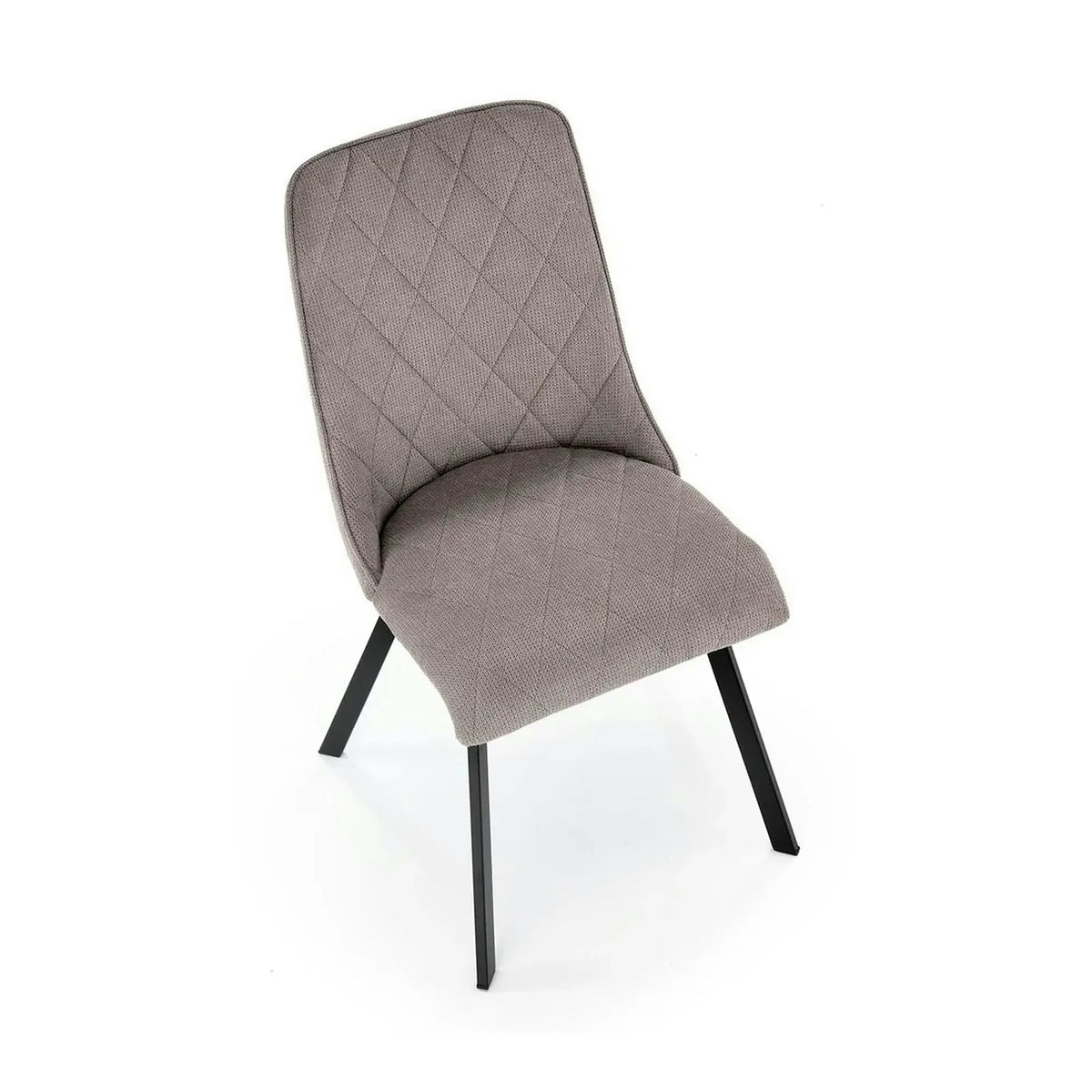 Scaun K561, gri/negru, stofa clasica/metal, 44x58x85 cm