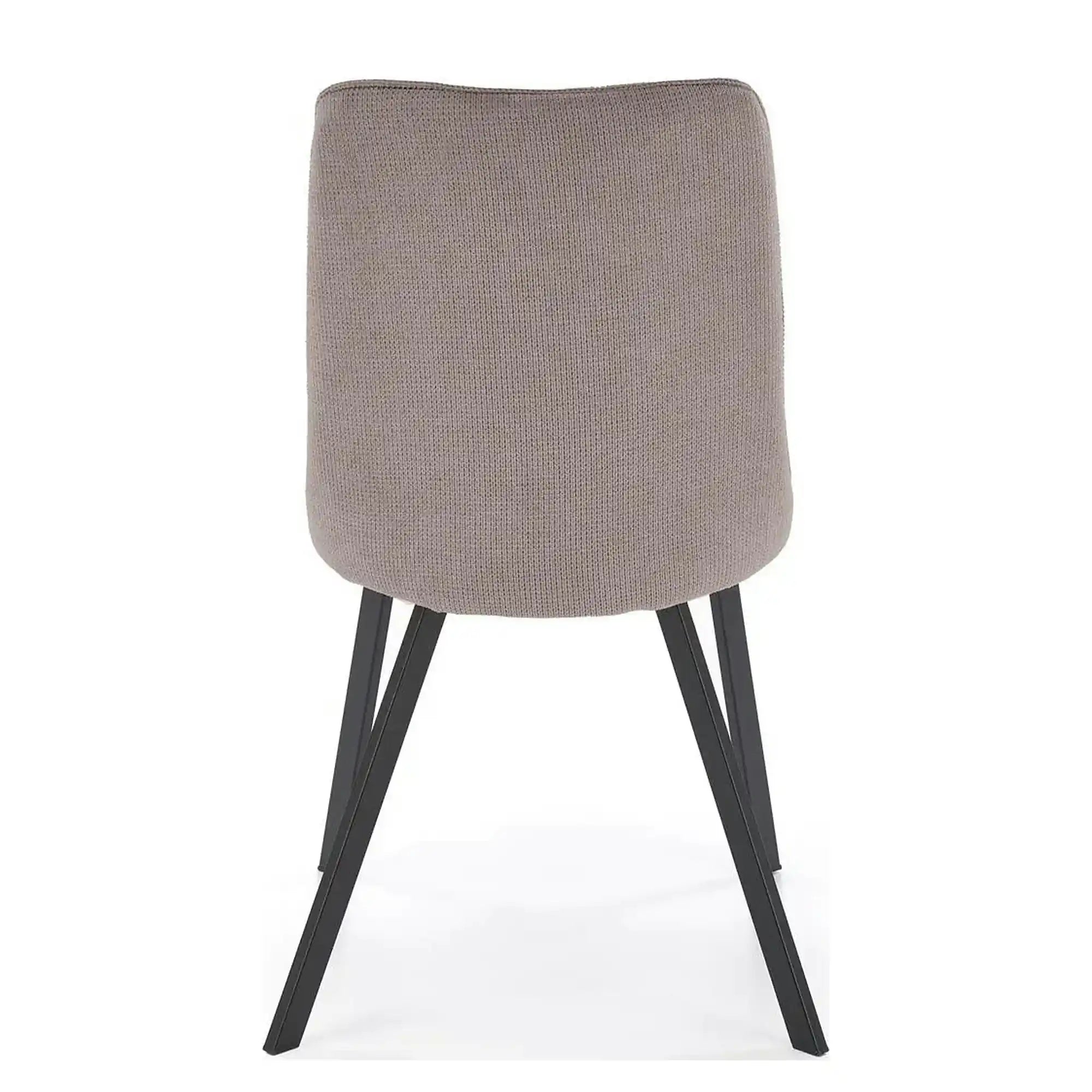 Scaun K561, gri/negru, stofa clasica/metal, 44x58x85 cm