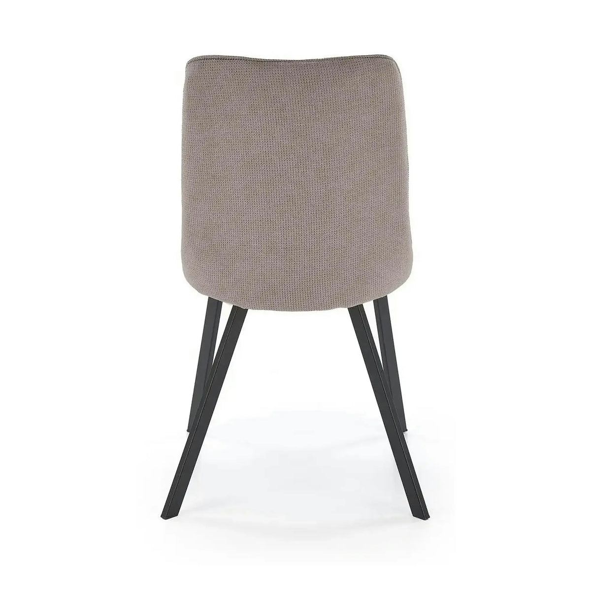 Scaun K561, gri/negru, stofa clasica/metal, 44x58x85 cm