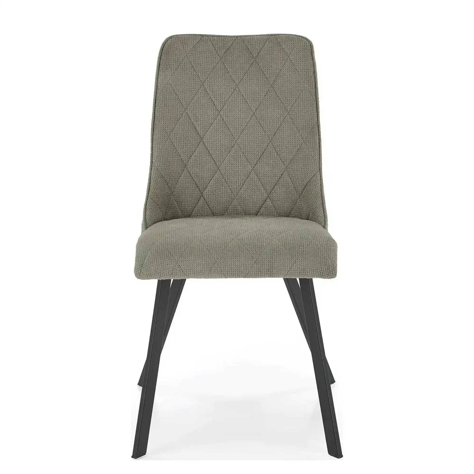 Scaun K561, verde/negru, stofa clasica/metal, 44x58x85 cm