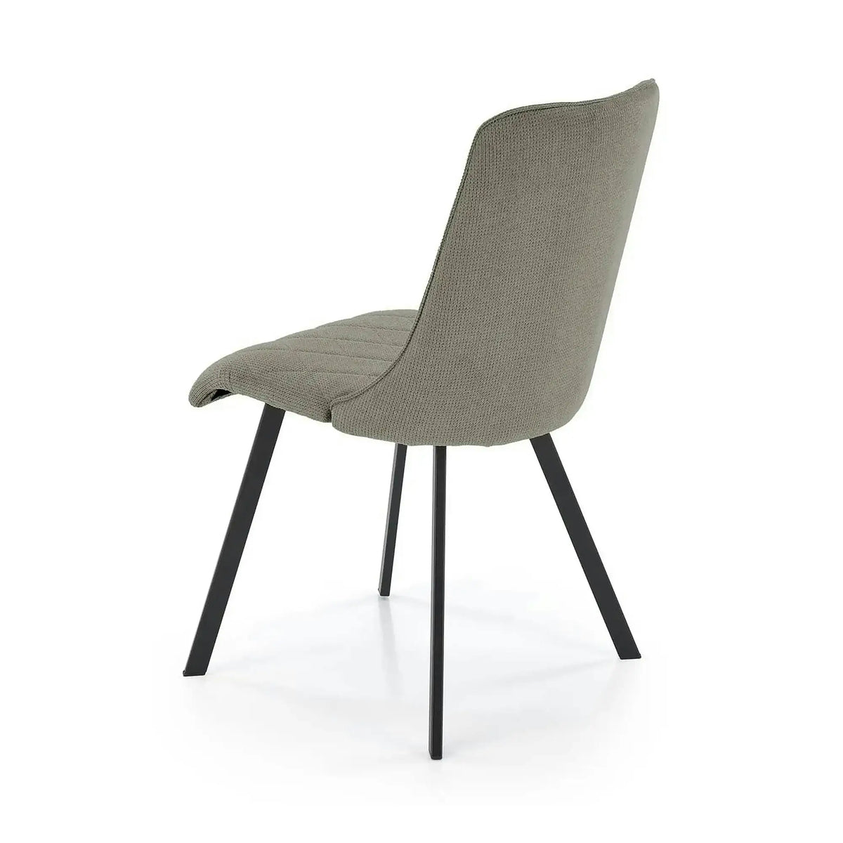 Scaun K561, verde/negru, stofa clasica/metal, 44x58x85 cm