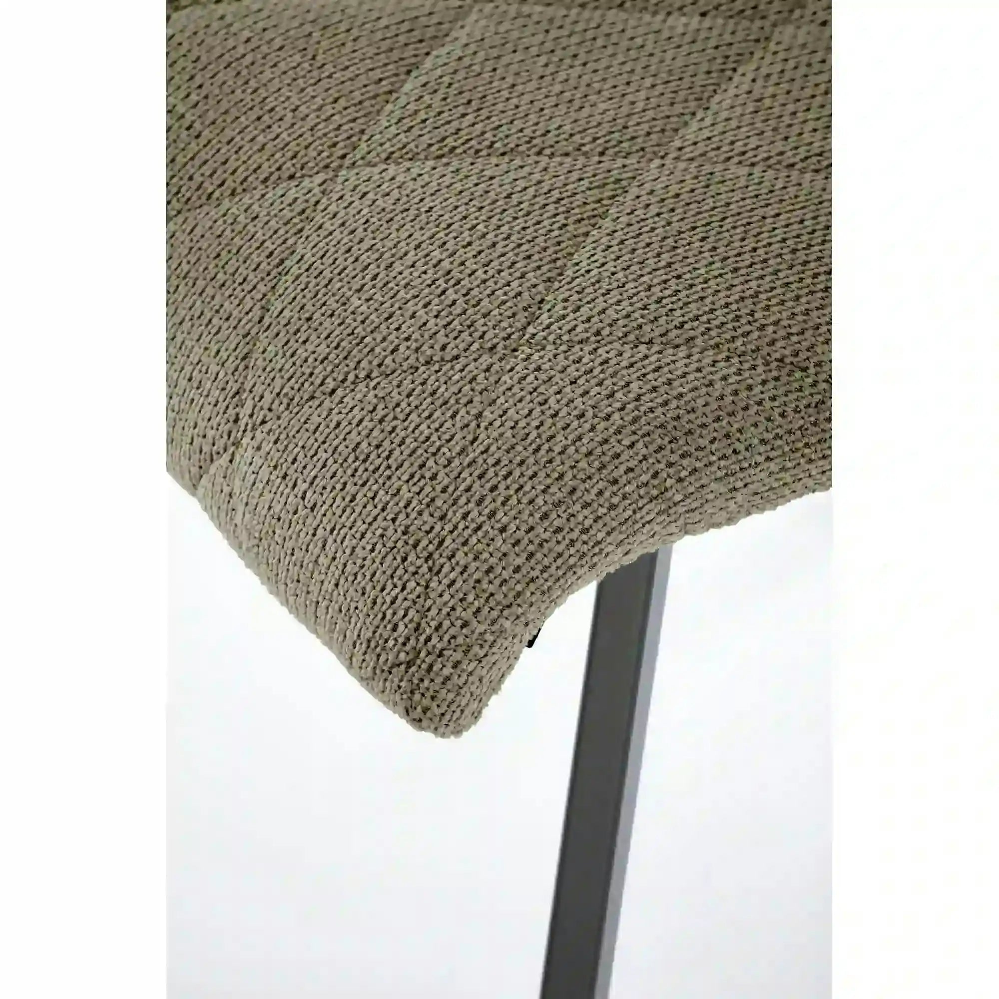 Scaun K561, verde/negru, stofa clasica/metal, 44x58x85 cm
