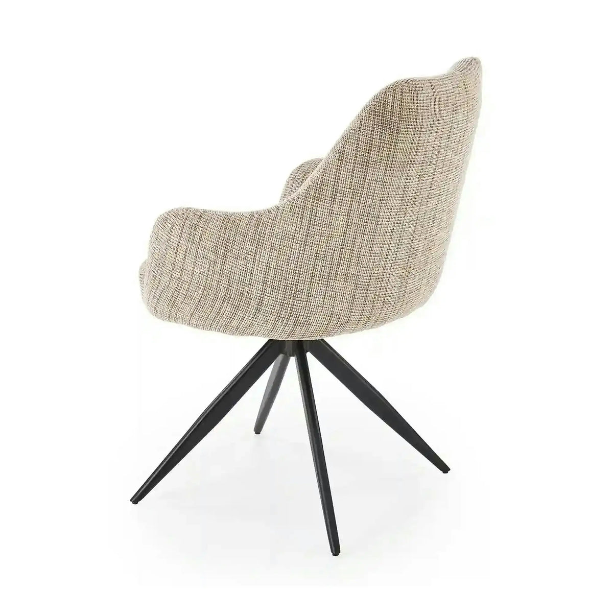 Scaun K564, bej/negru, stofa clasica/otel, 60x63x87 cm